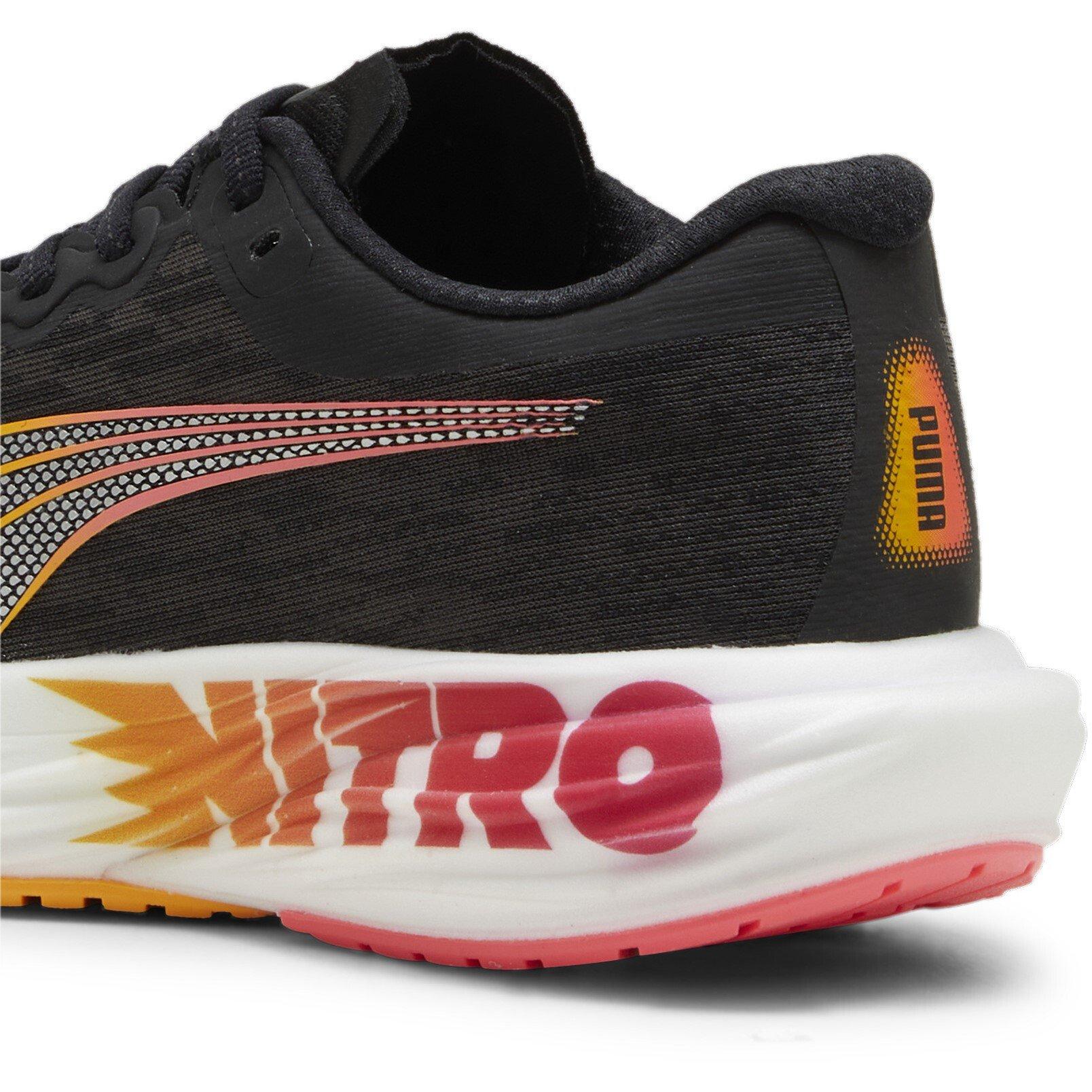 Sort/Solnedgang - Puma - Deviate Nitro 2 Women's Running Shoes - 5