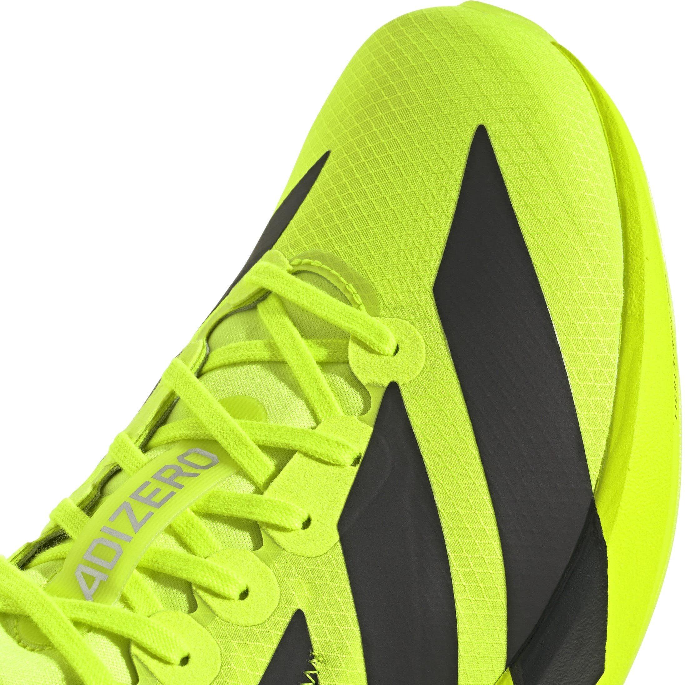 Lemon/Blk/Silv - adidas - Adios 9 Womens Running Shoes - 8