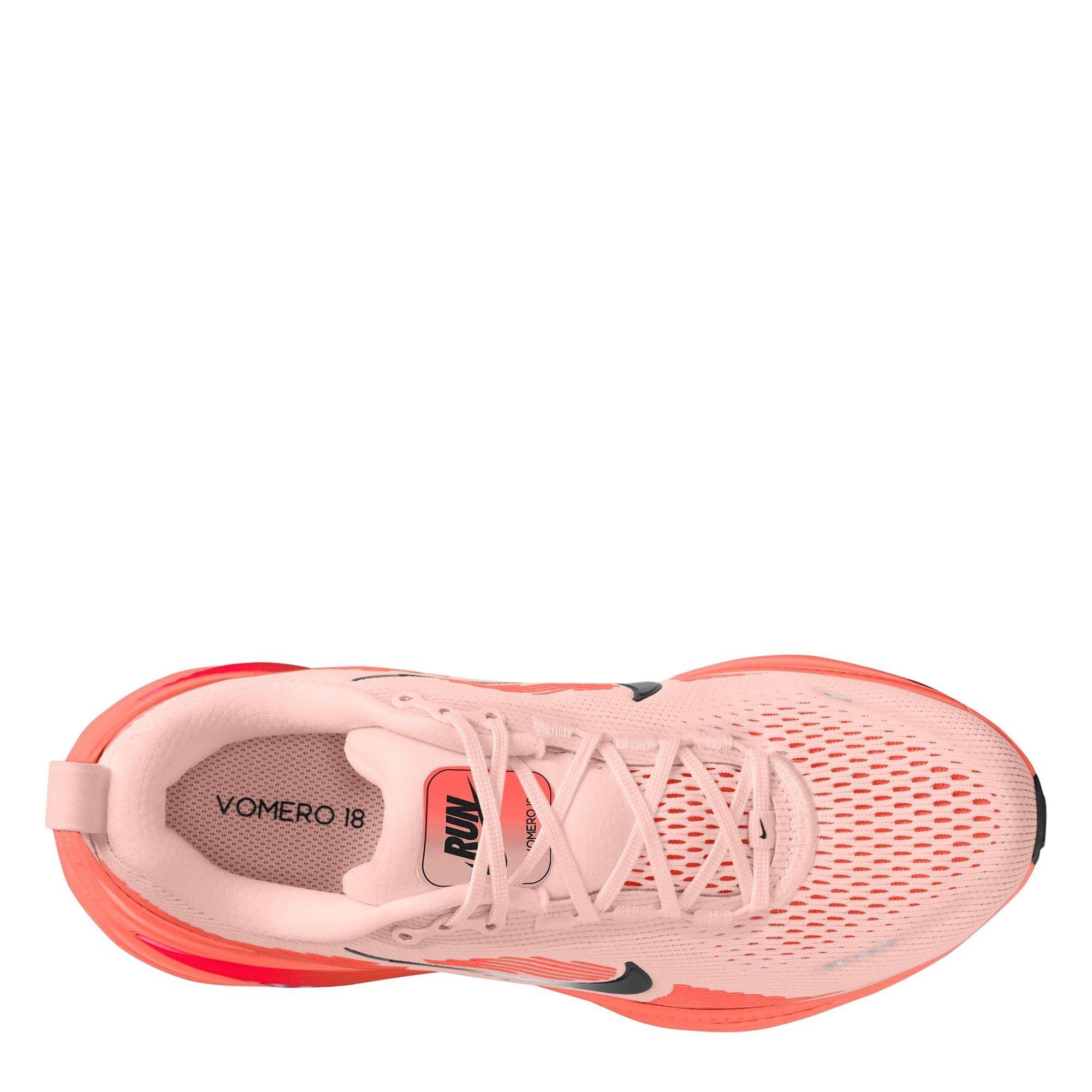 Atmosphere/Blk - Nike - Vomero 18 Womens Running Shoes - 12