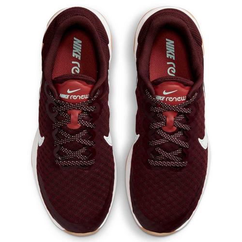Burgundy/Wht - Nike - Renew Ride 3 Womens Running Shoes - 4