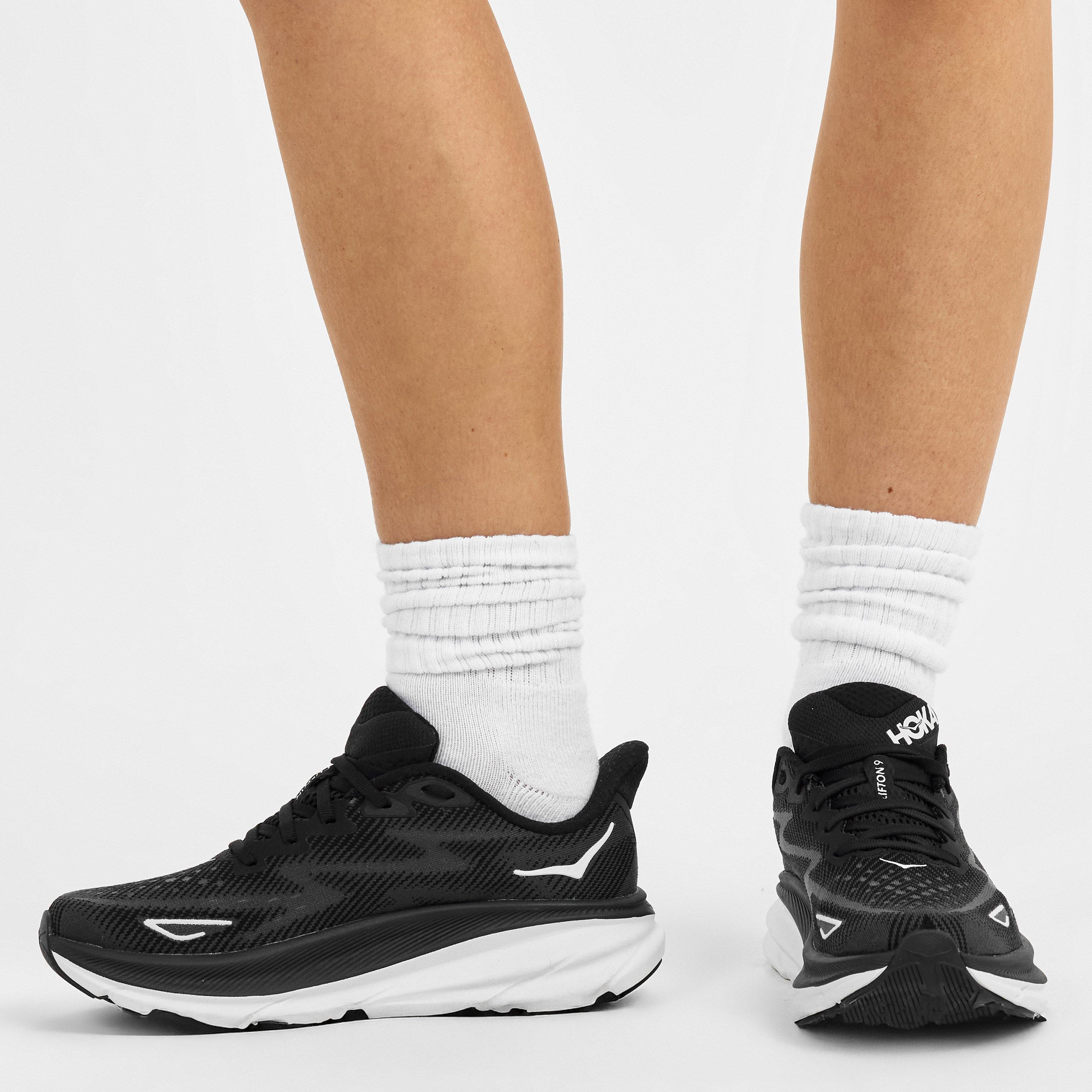 Black/White - Hoka - Clifton 9 - 3