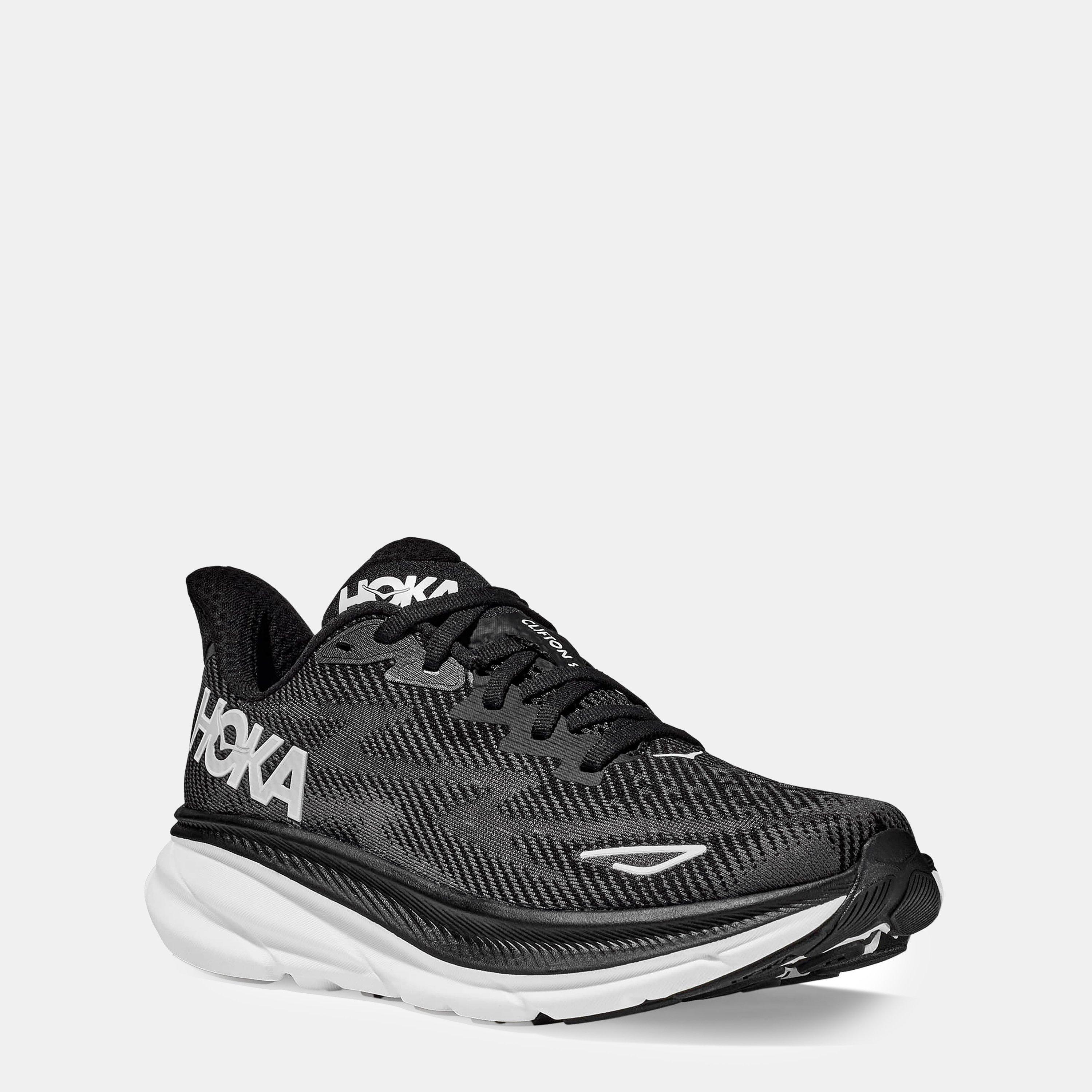Black/White - Hoka - Clifton 9 - 4