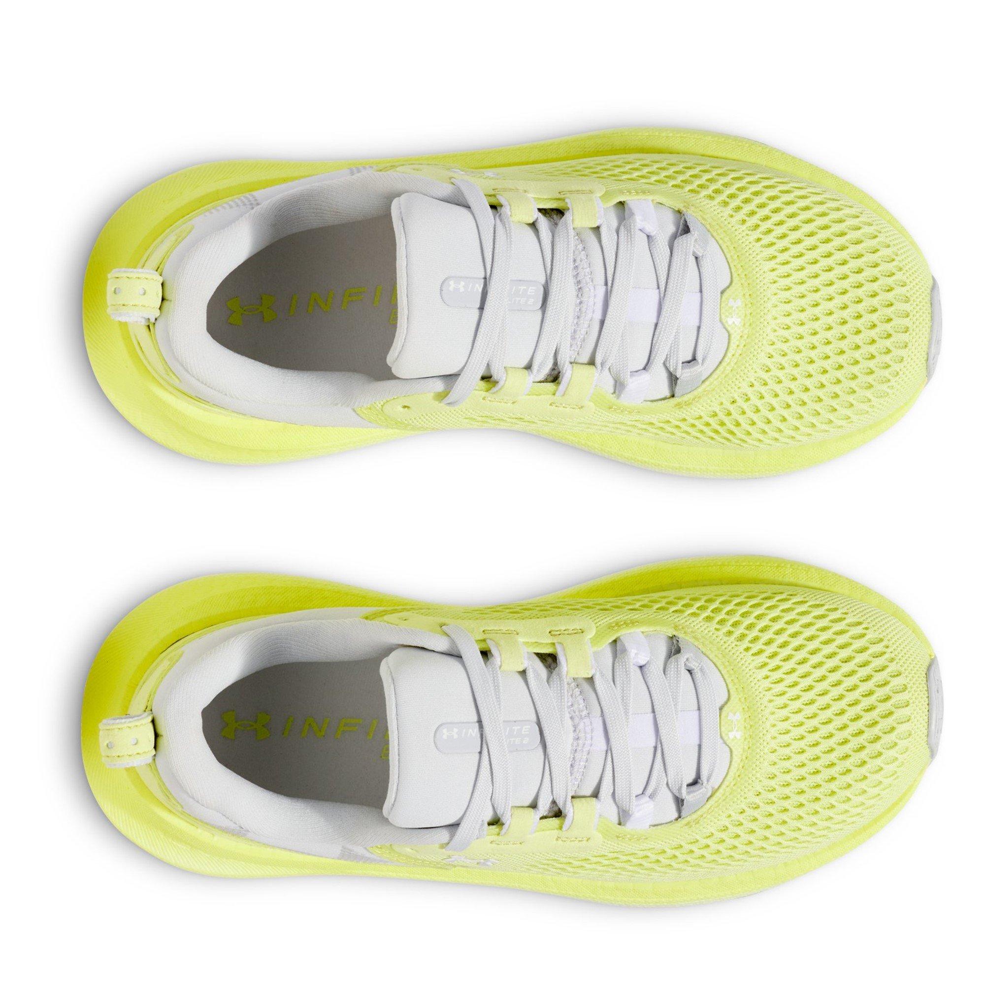Yellow/Gray/Wht - Under Armour - Infinite Elite 2 Womens Running Shoes - 4