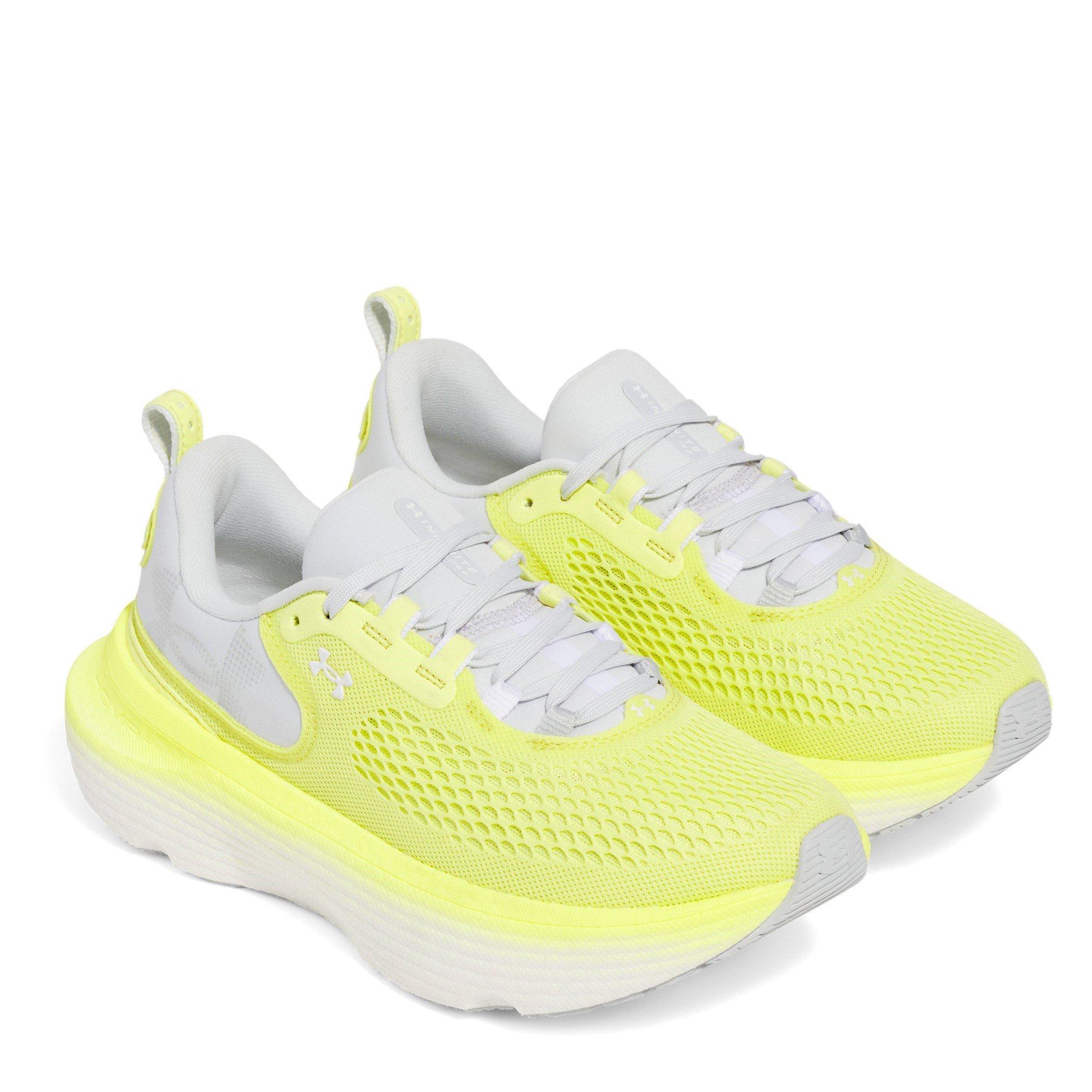 Yellow/Gray/Wht - Under Armour - Infinite Elite 2 Womens Running Shoes - 5