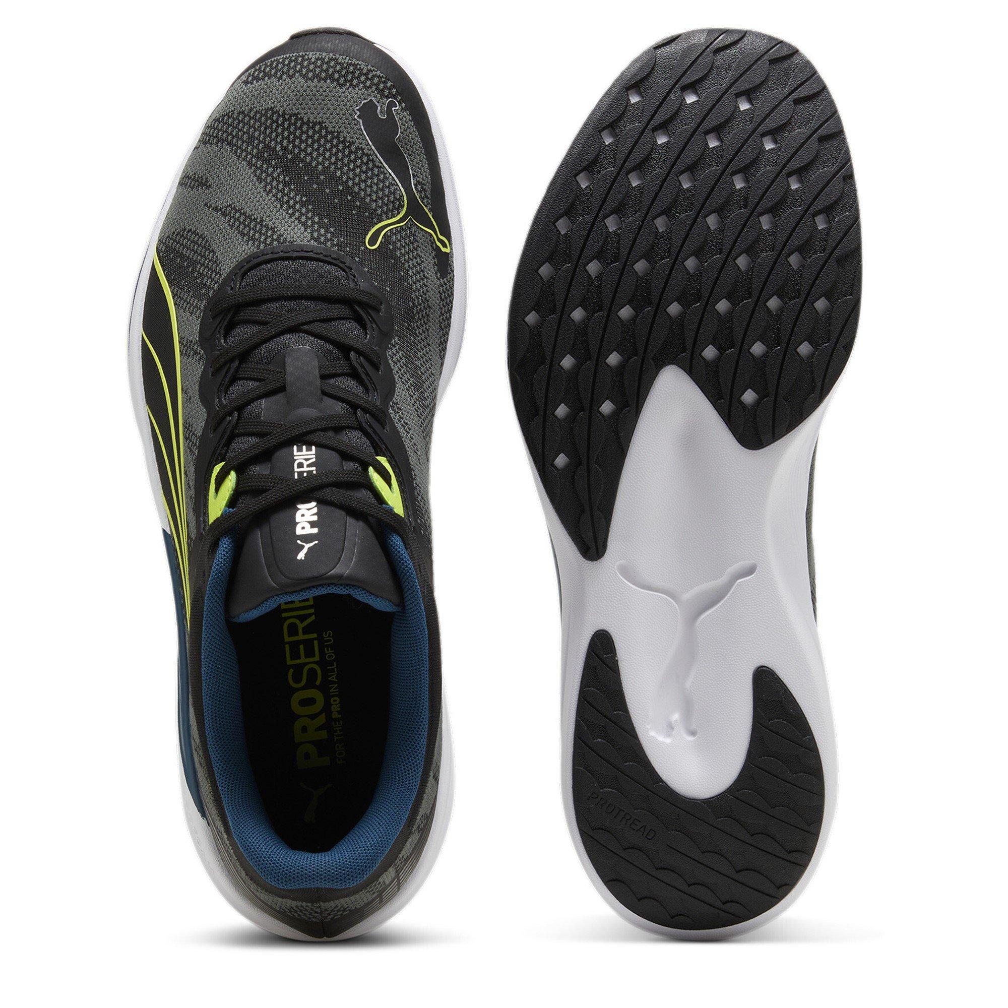 Black-Silv-Lime - Puma - Redeem ProFoam Engineered Womens Running Shoes - 3