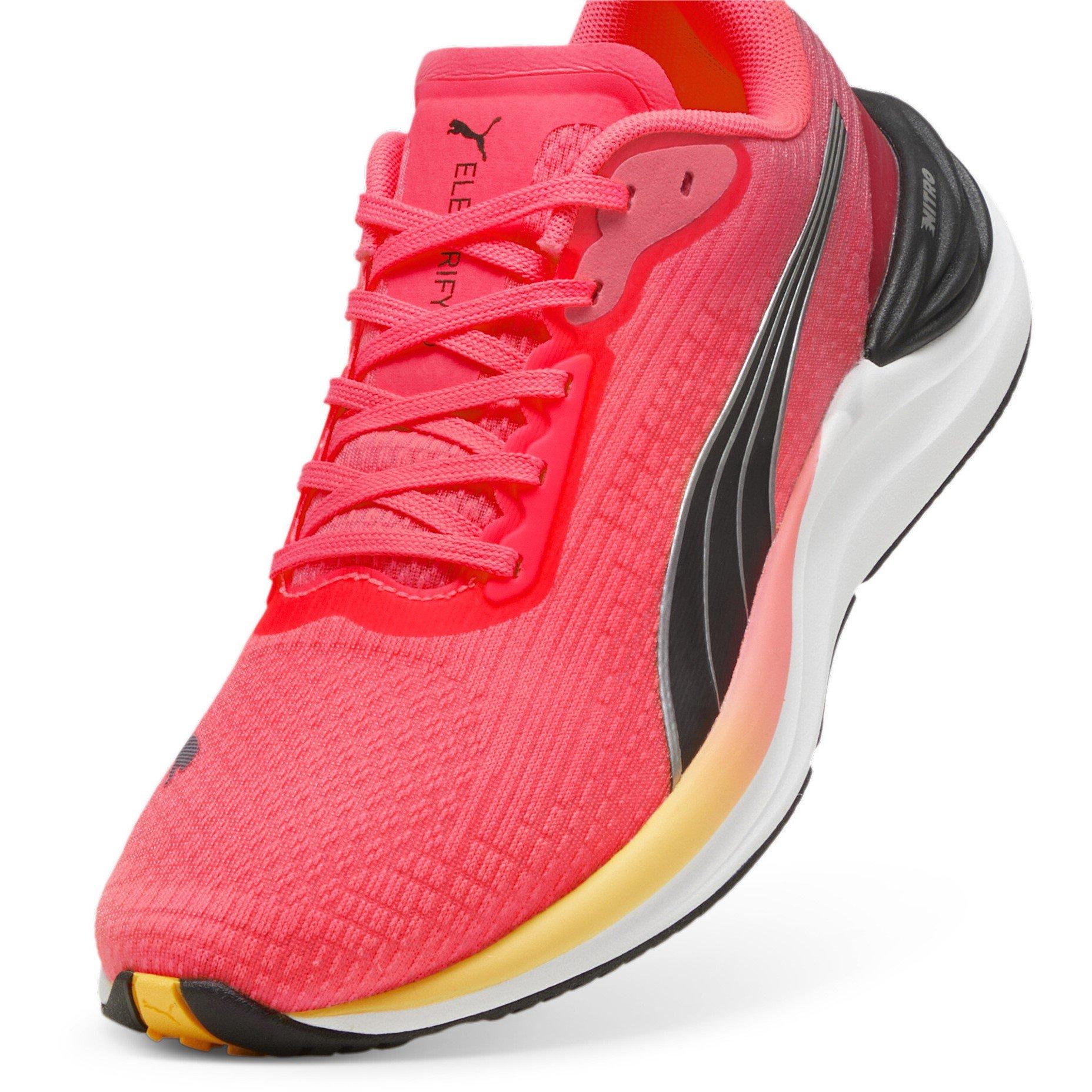 Sunset Glow-Wht - Puma - PUMA Electrify NITRO 3 Womens Running Shoes - 6