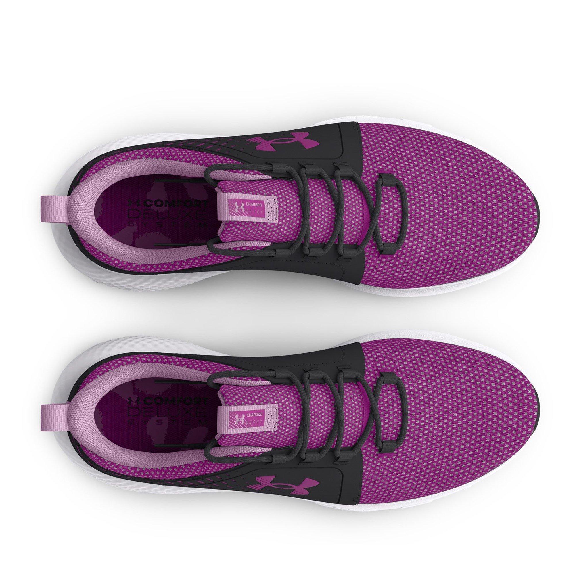 Orchid/Magenta - Under Armour - Charged Decoy Womens Running Shoes - 4