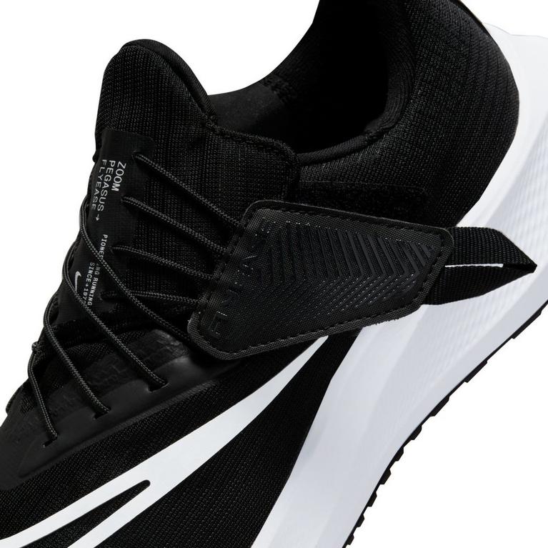 Noir/Blanc - Nike - Air Zoom Pegasus 39 FlyEase Women's Easy On/Off Road Running Shoes - 9