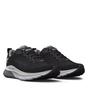 J.Gray/Wht/Grn - Under Armour - HOVR Turbulence Womens Running Shoes - 5