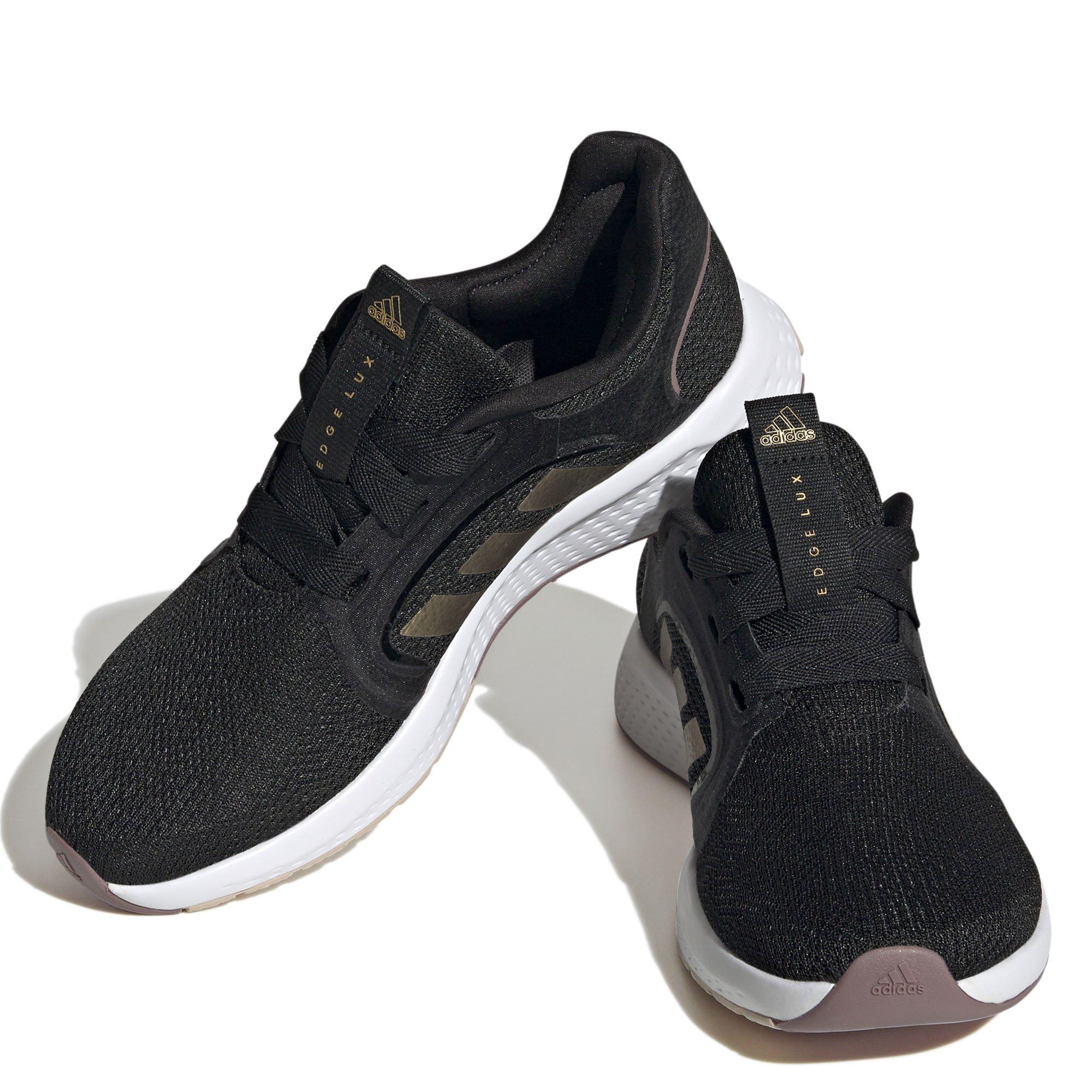 CBlk/Gold/Oxide - adidas - Edge Lux Womens Shoes - 6