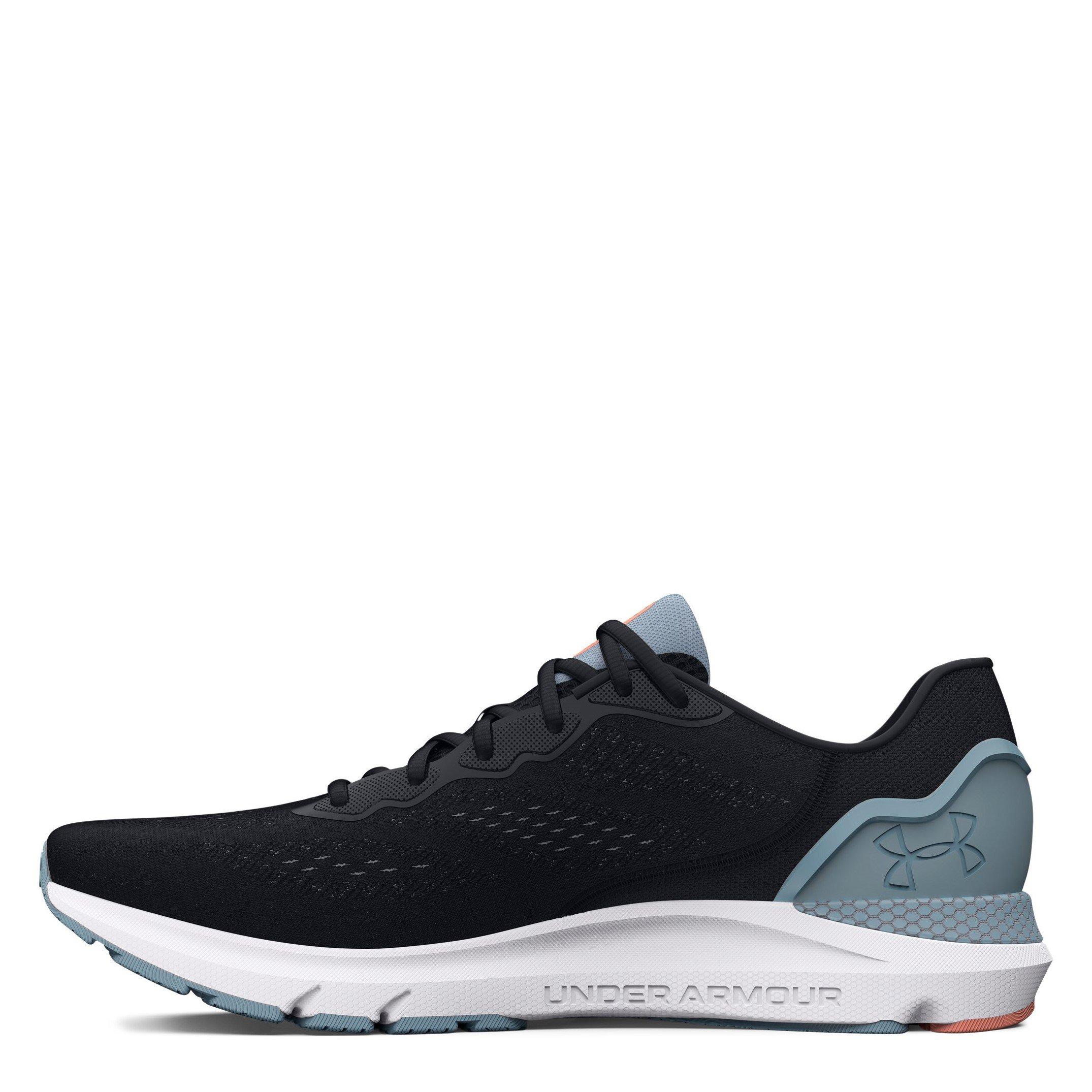 Blk/Blue/Peach - Under Armour - HOVR Sonic 6 Womens Running Shoes - 2