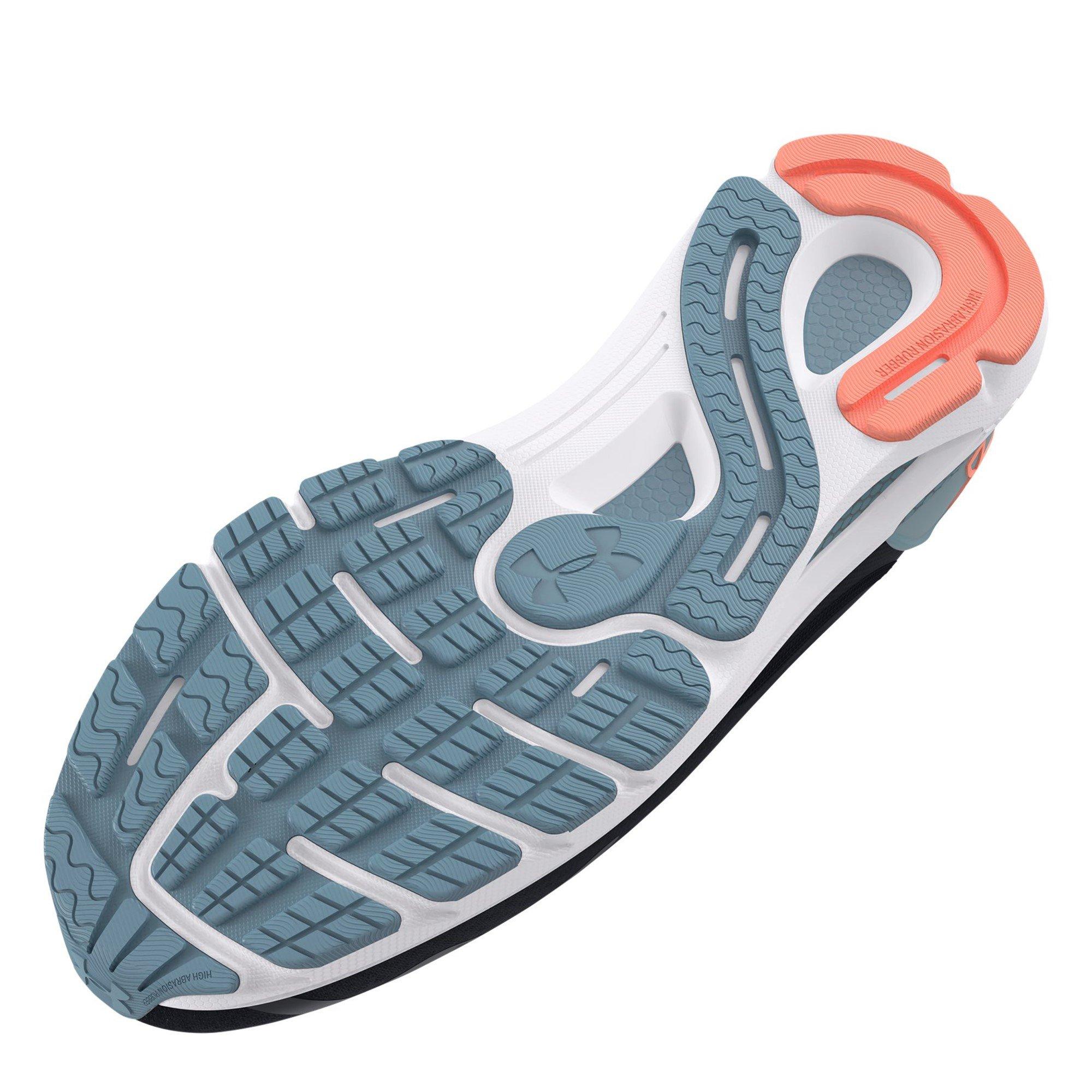 Blk/Blue/Peach - Under Armour - HOVR Sonic 6 Womens Running Shoes - 3