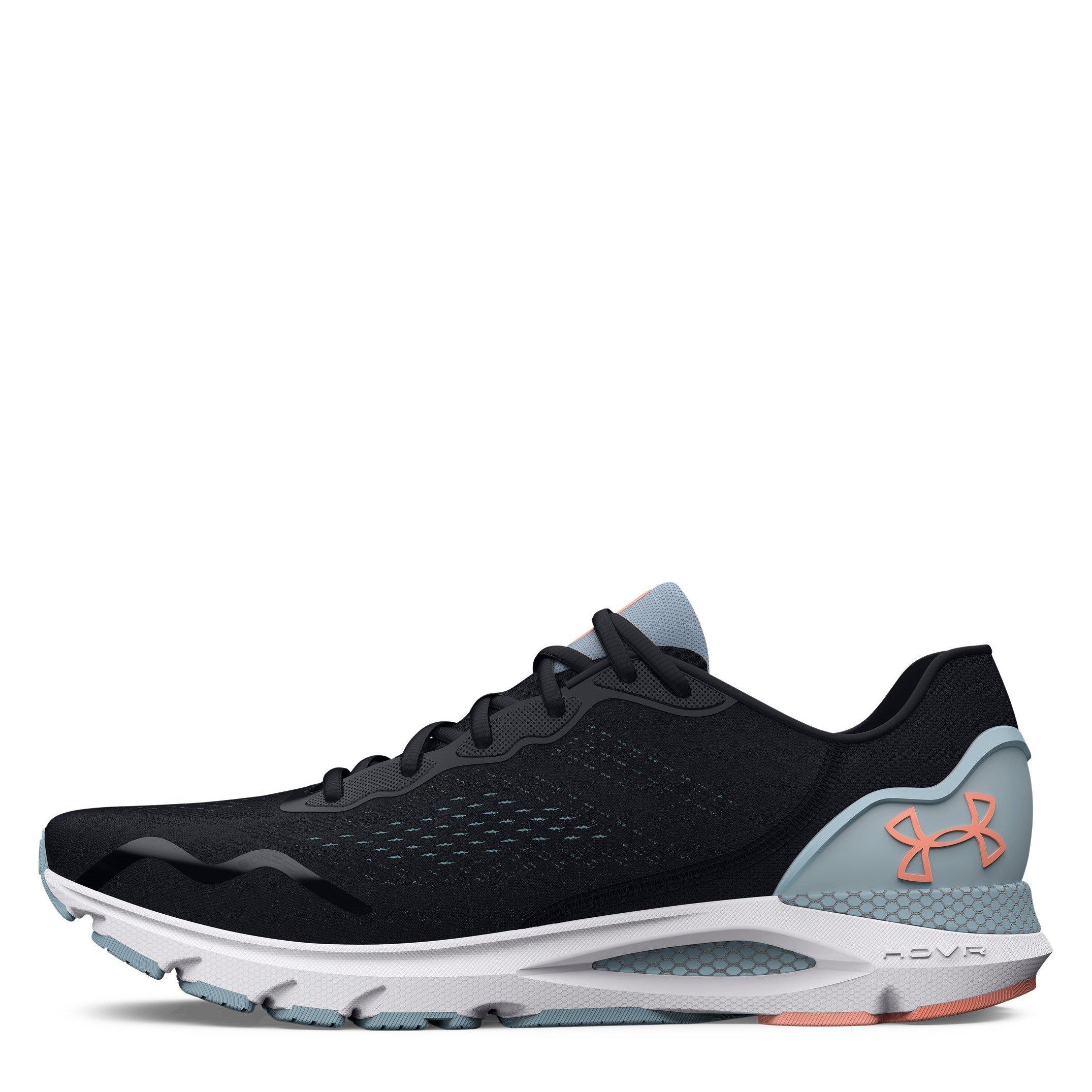 Blk/Blue/Peach - Under Armour - HOVR Sonic 6 Womens Running Shoes - 7