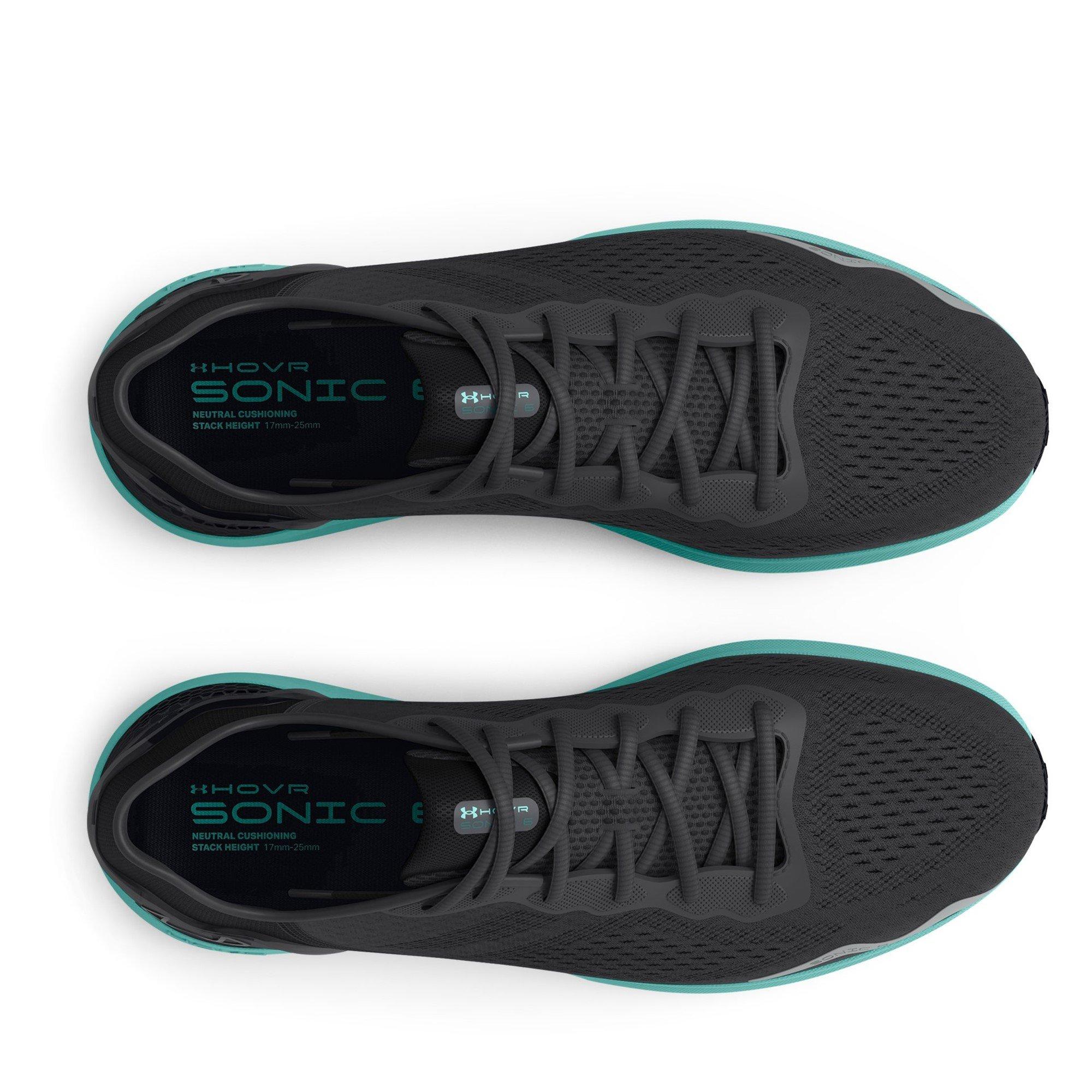 Anthracite/Blk - Under Armour - HOVR Sonic 6 Womens Running Shoes - 4
