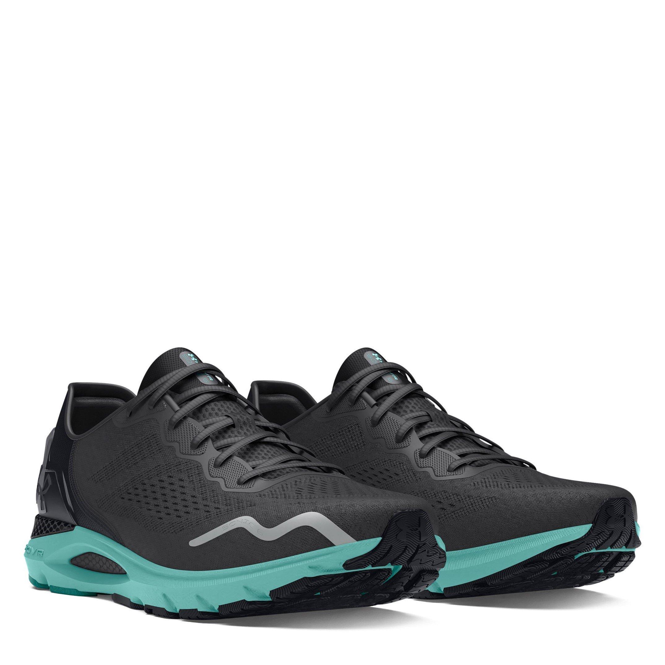 Anthracite/Blk - Under Armour - HOVR Sonic 6 Womens Running Shoes - 5