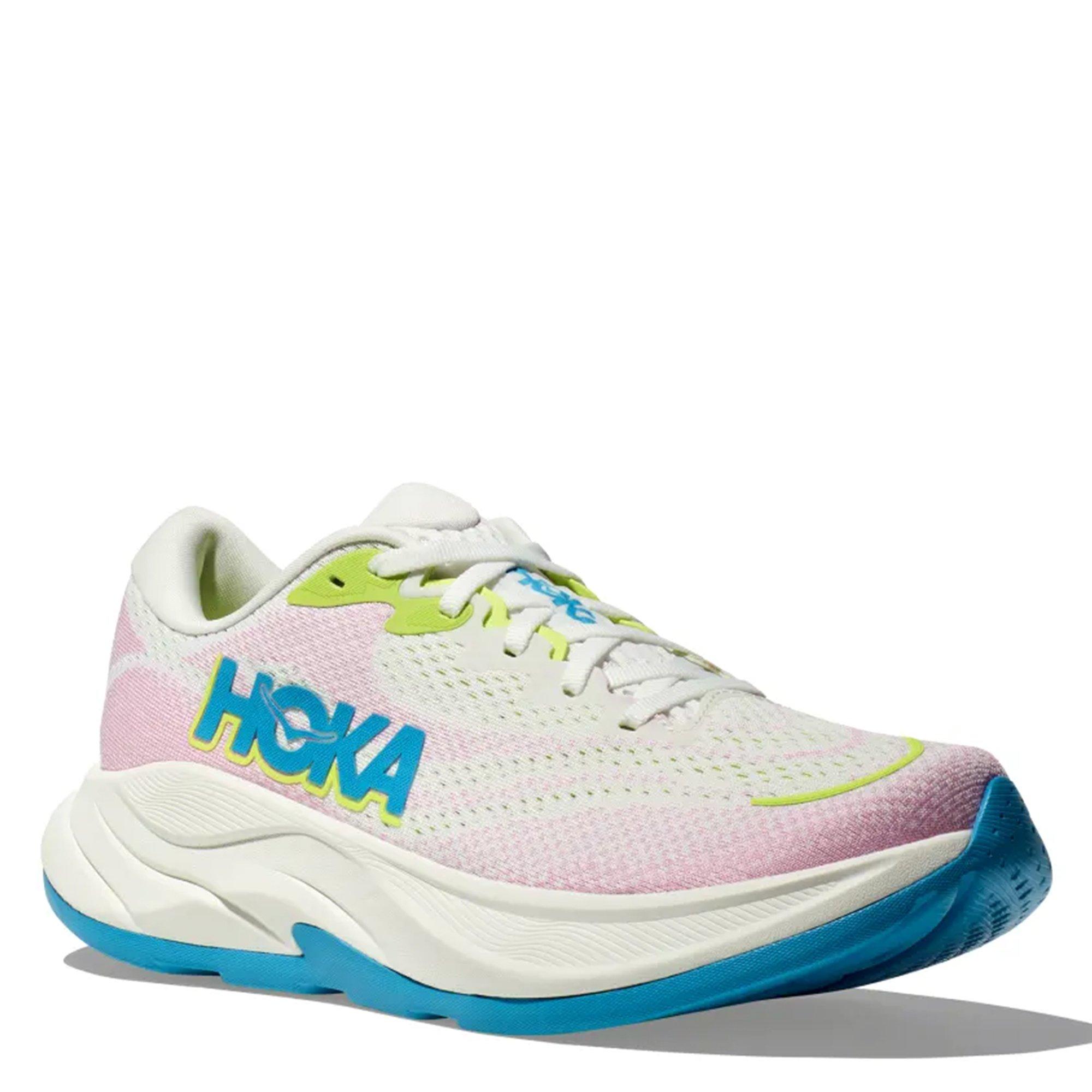 FROST / PINK TW - Hoka - Rincon 4 Wide Womens Running Shoes - 5