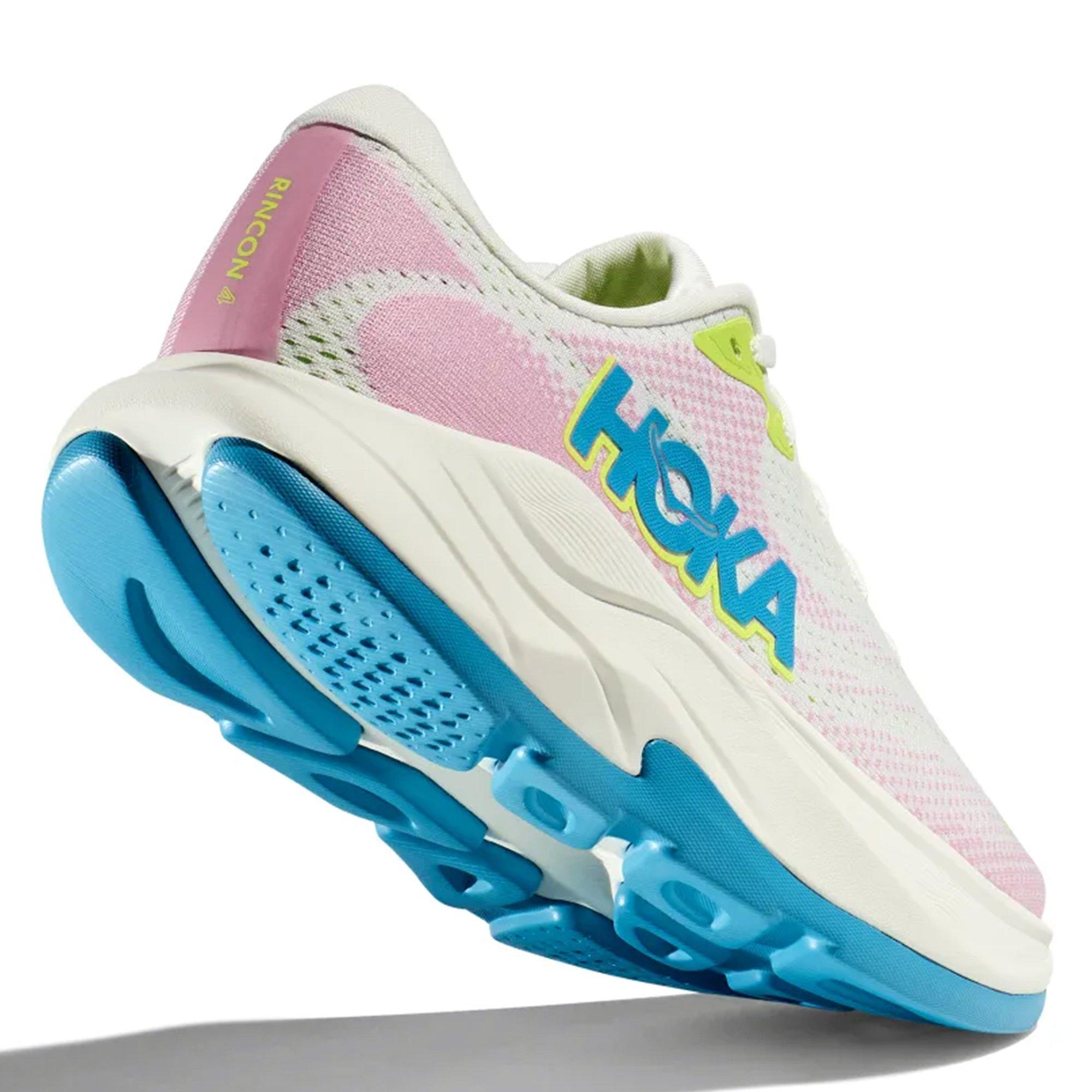 FROST / PINK TW - Hoka - Rincon 4 Wide Womens Running Shoes - 7