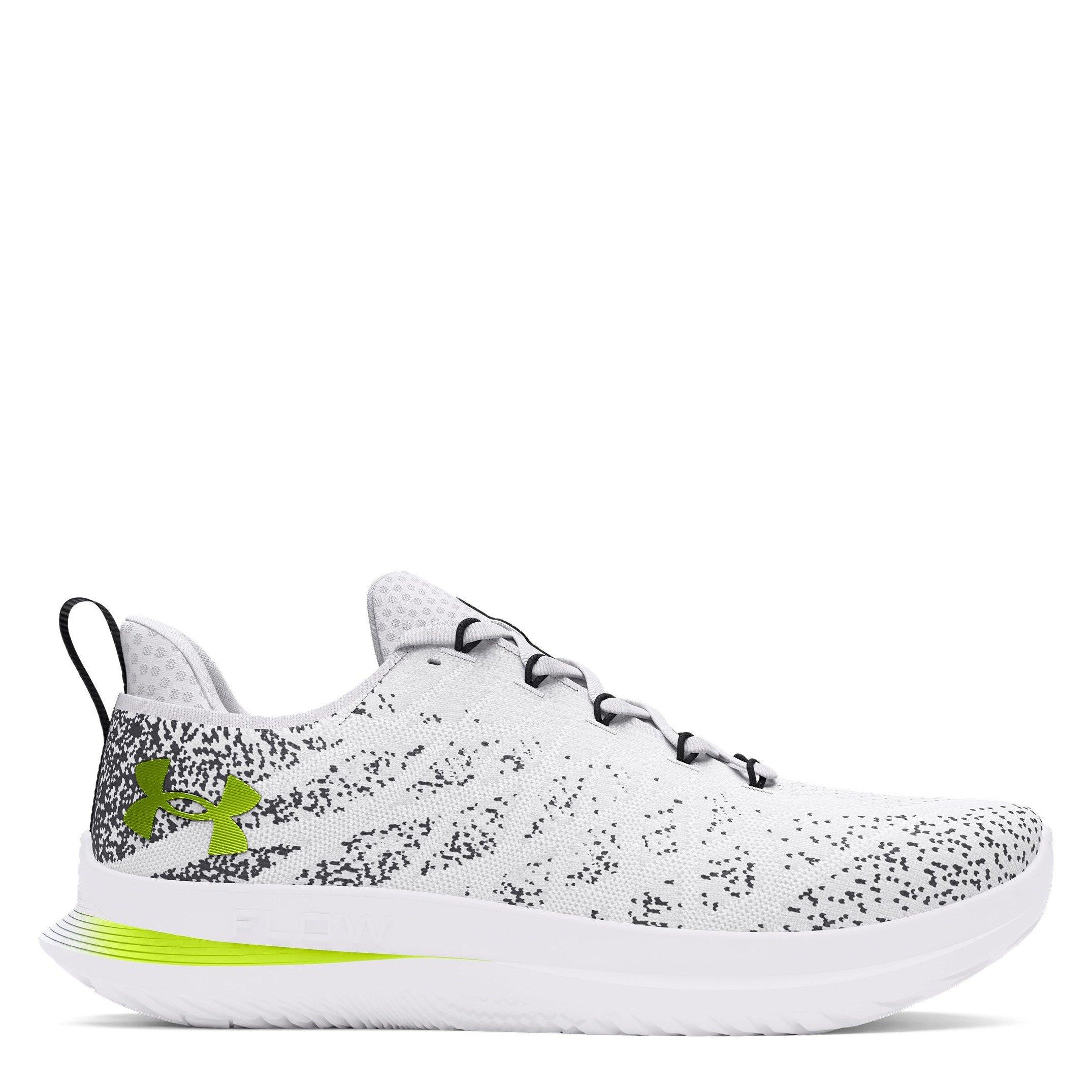 Wh Anth HV Yllw - Under Armour - Velociti 3 Running Shoes Womens - 1