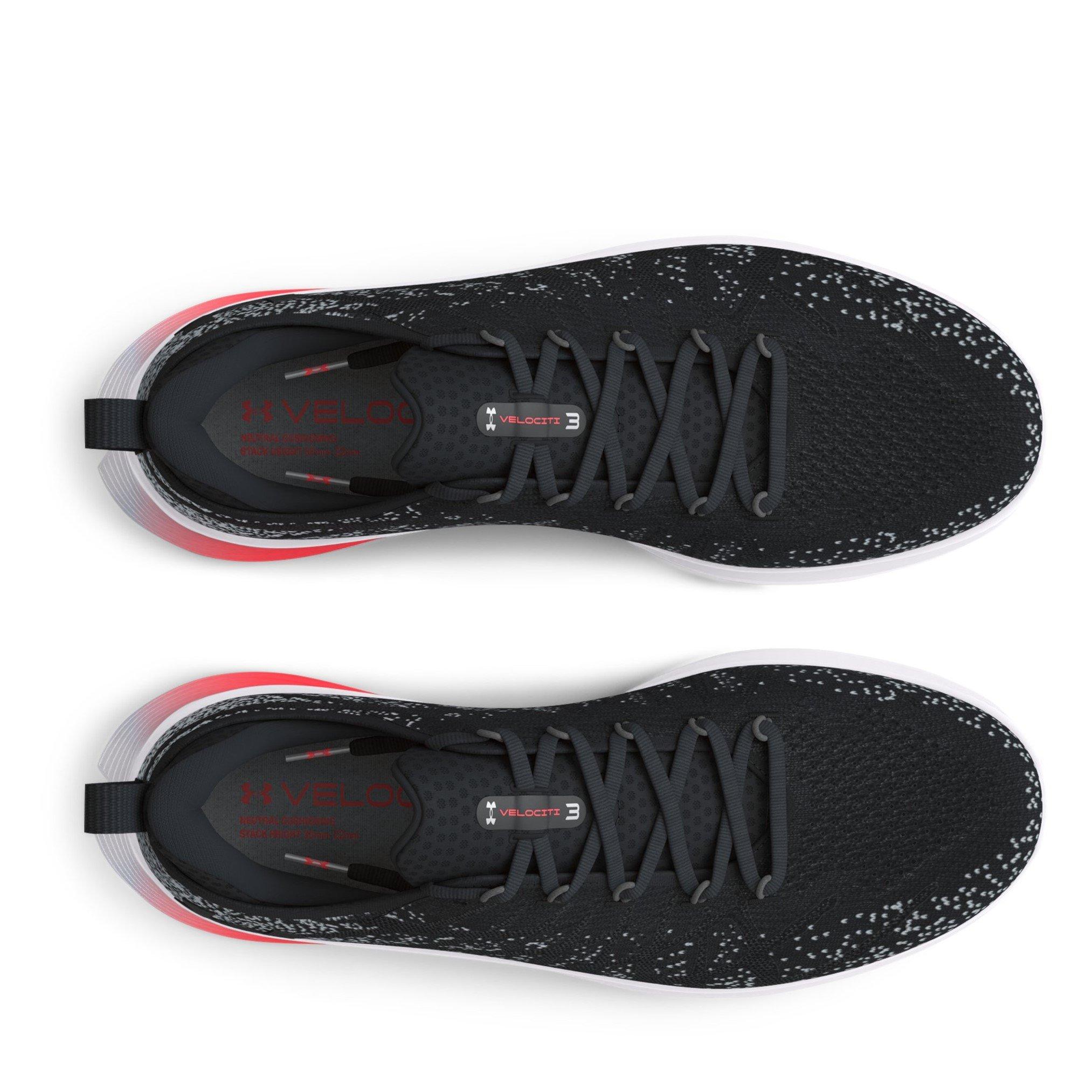 Sort/Grå - Under Armour - Velociti 3 Running Shoes Womens - 4