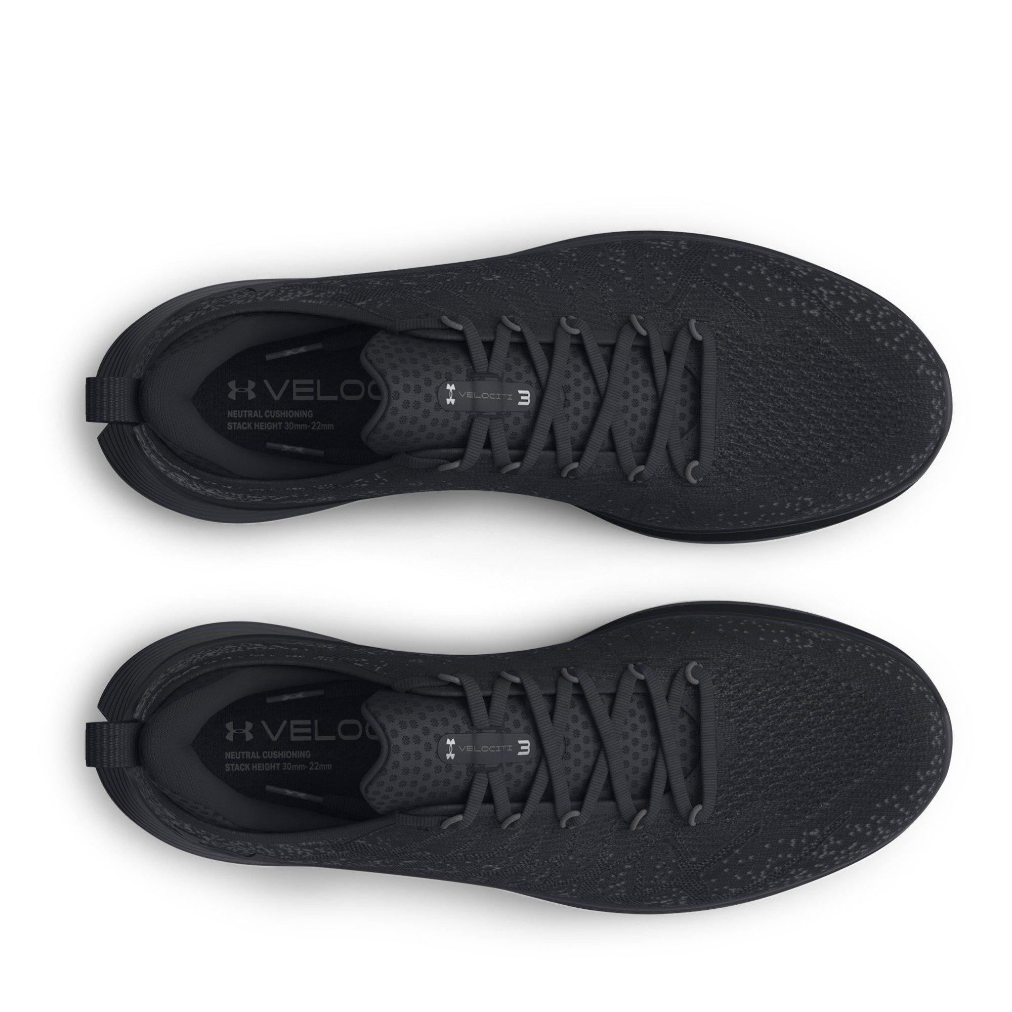 Black - Under Armour - Velociti 3 Running Shoes Womens - 4
