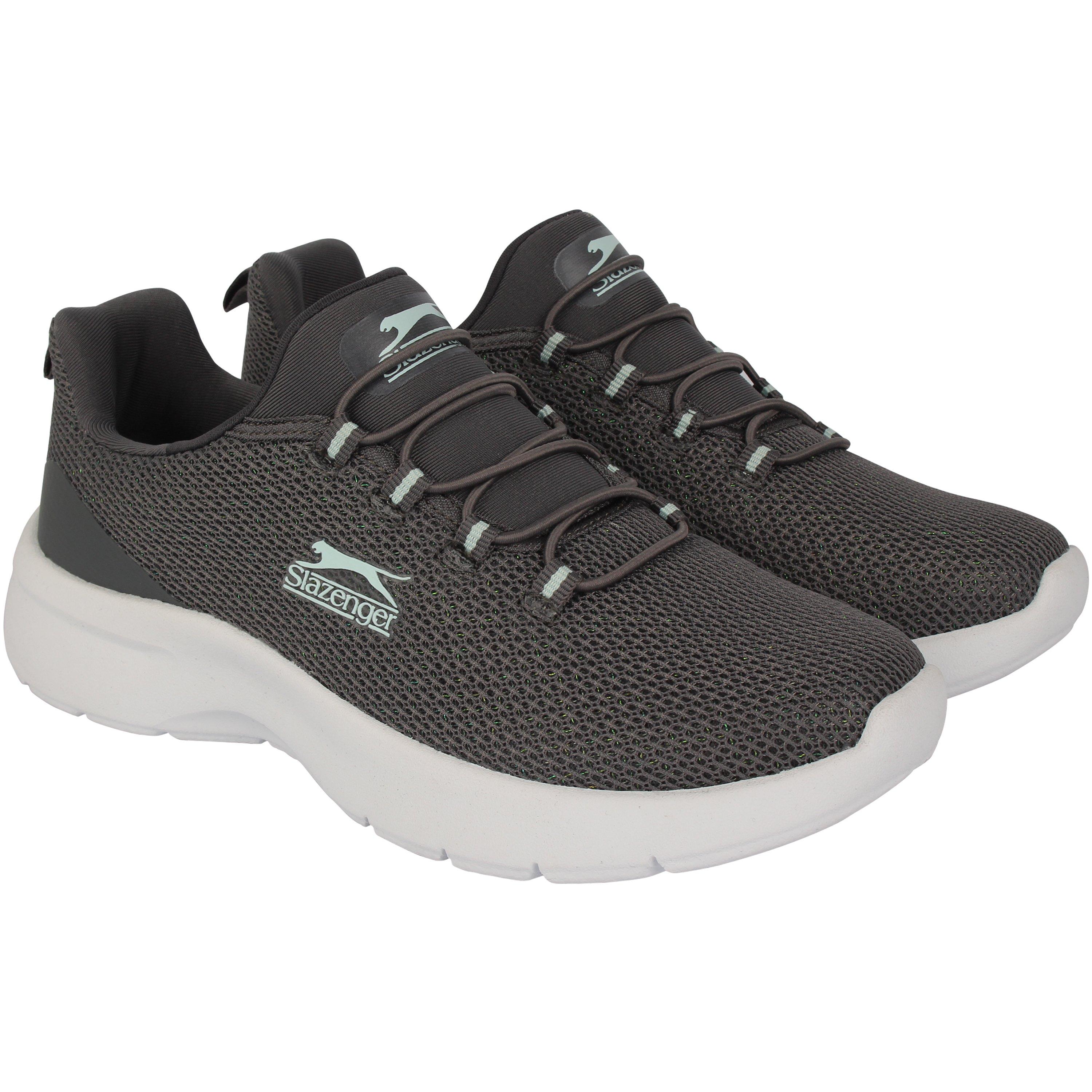 Grey/Mint - Slazenger - Twister Runners Ladies - 5
