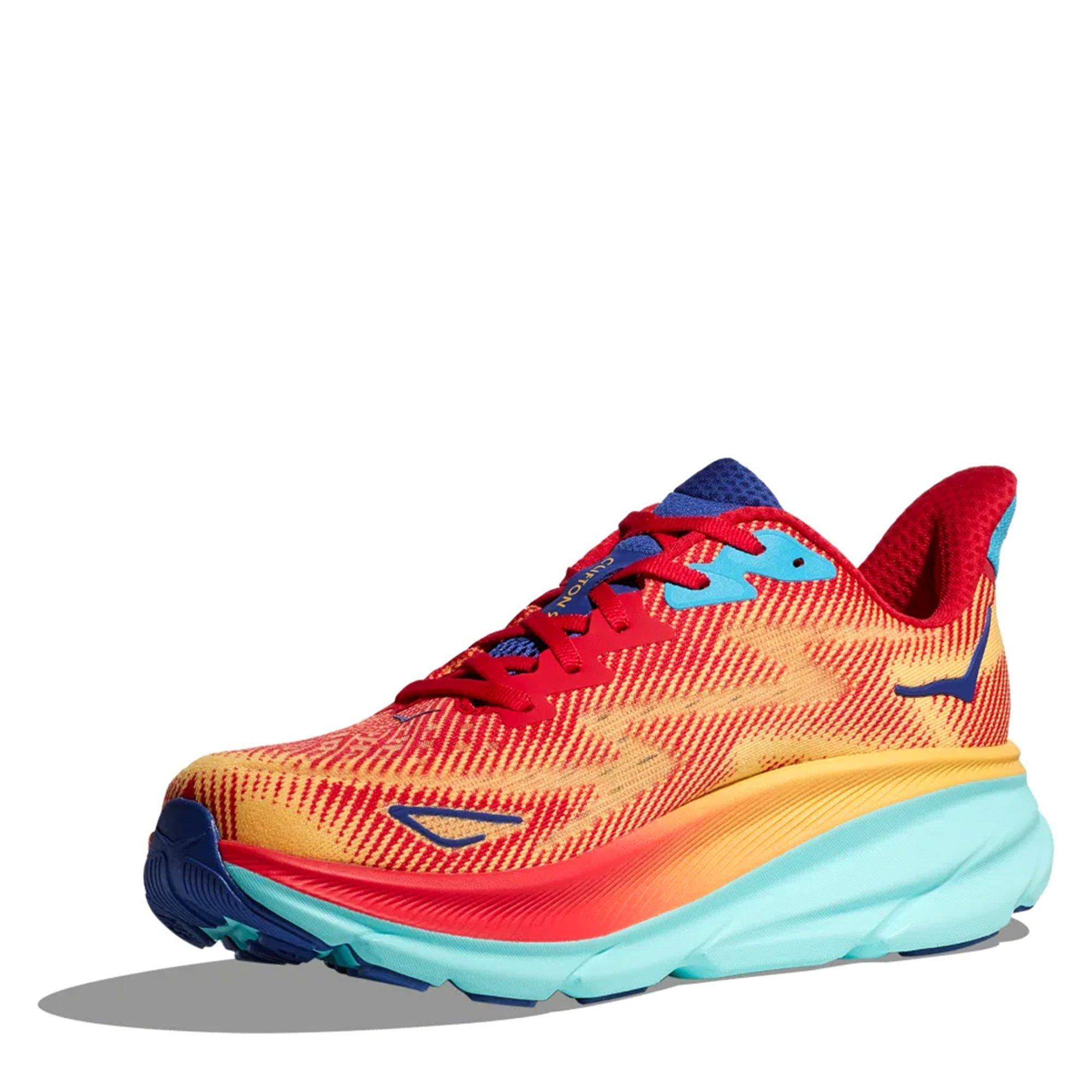 Cerise/Cludless - Hoka - Clifton 9 Womens Running Shoes - 3