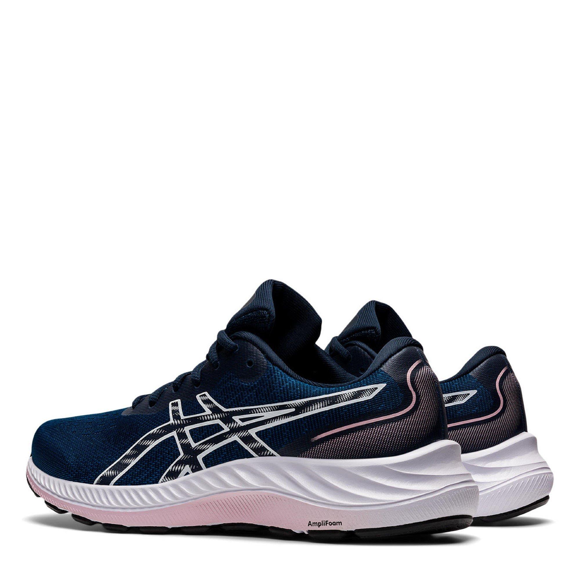 Plavo/Bijelo - Asics - ASICS GEL-Excite 9 Women's Running Shoes - 4