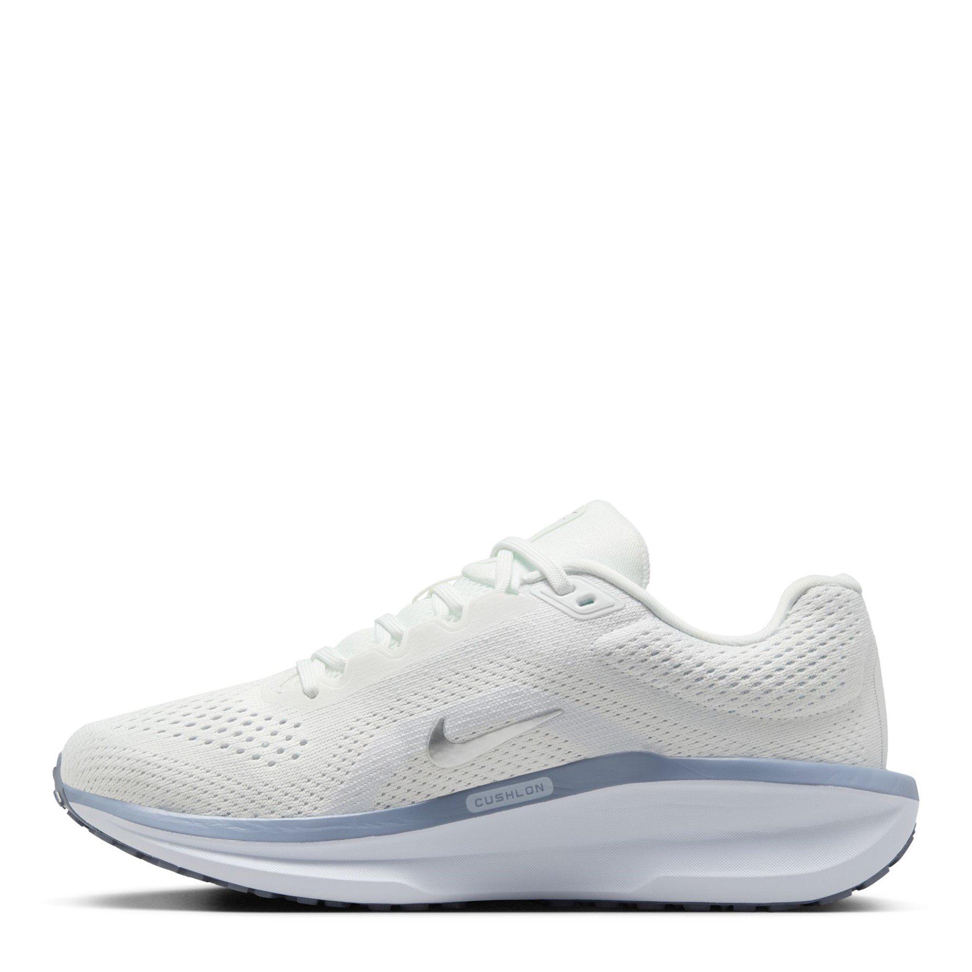 White/M.Silver - Nike - Winflo 11 Womens Running Shoes - 2