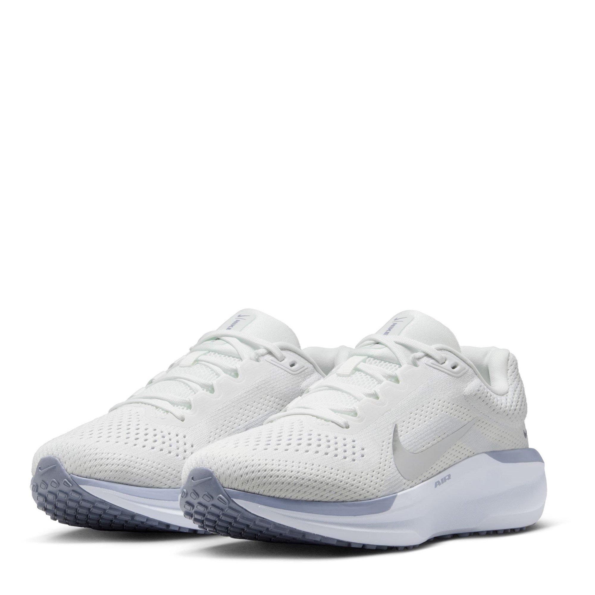 White/M.Silver - Nike - Winflo 11 Womens Running Shoes - 4