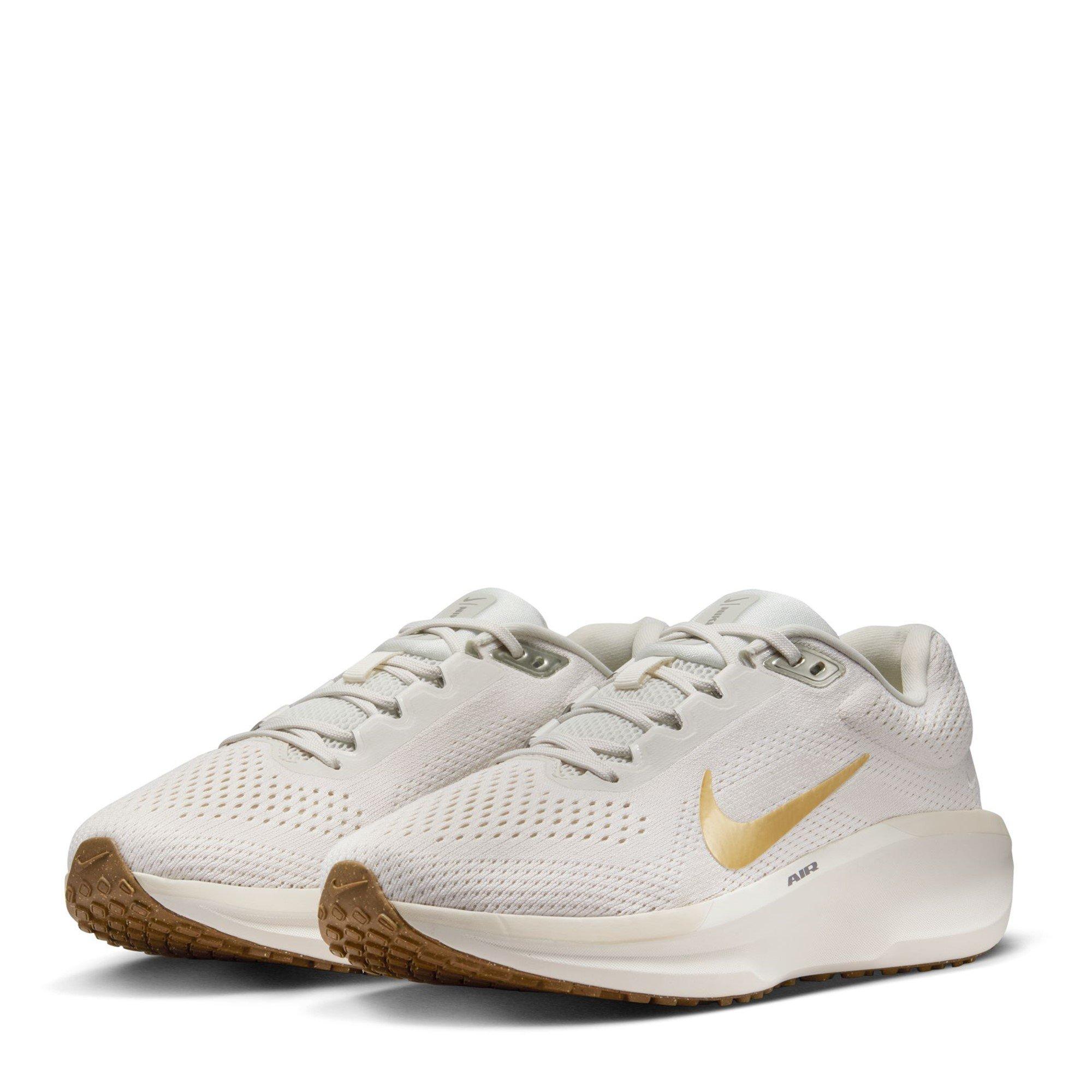 Phantom/Gold - Nike - Winflo 11 Womens Running Shoes - 4