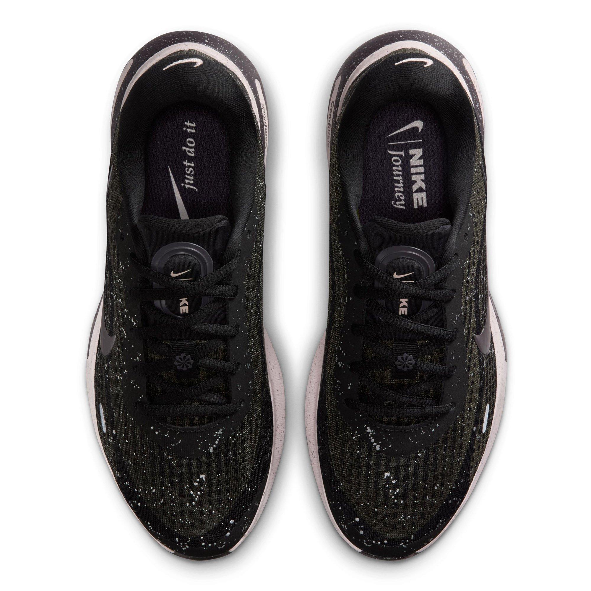 Blk/Grey-Silver - Nike - Journey Run Womens Running Shoes - 4