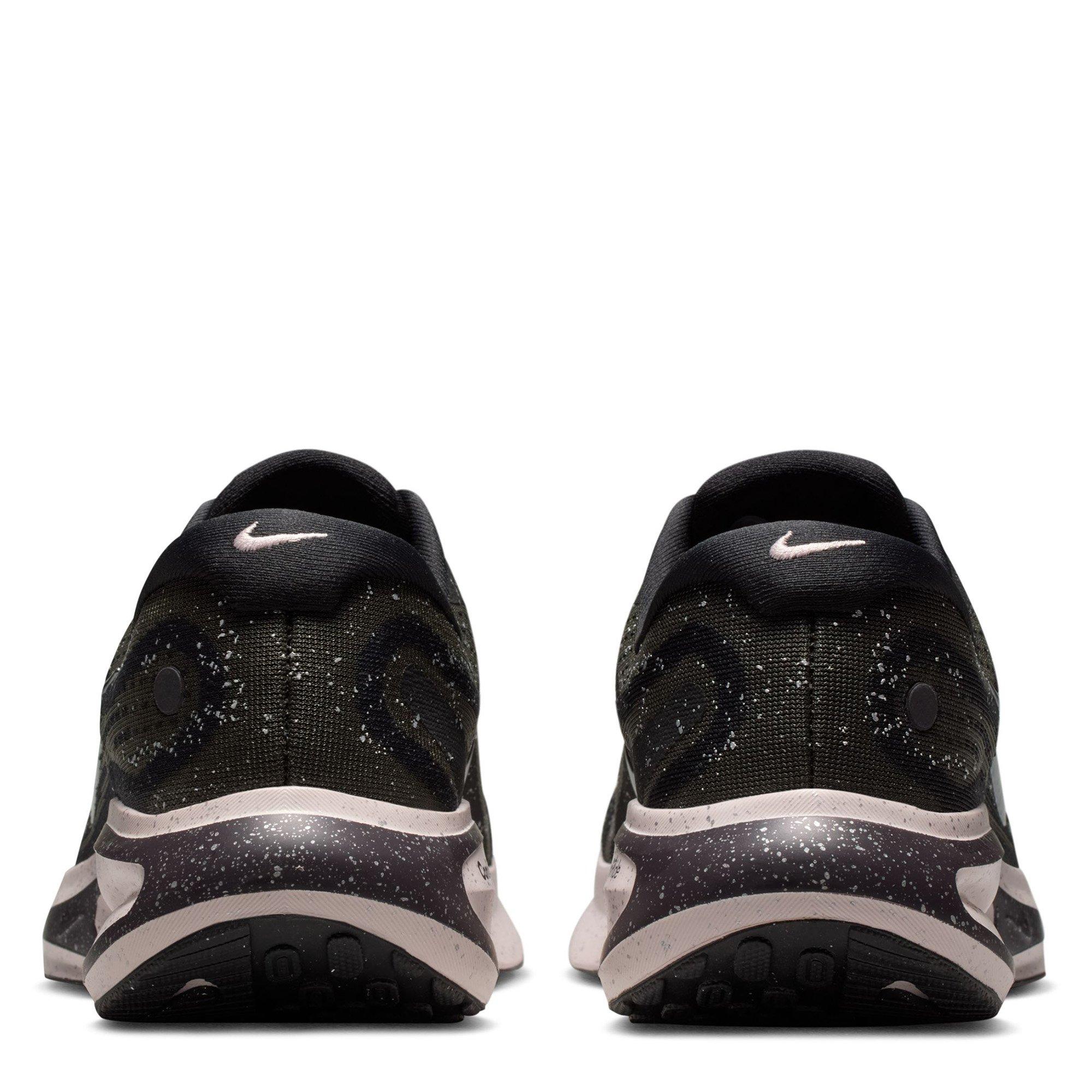 Blk/Grey-Silver - Nike - Journey Run Womens Running Shoes - 6