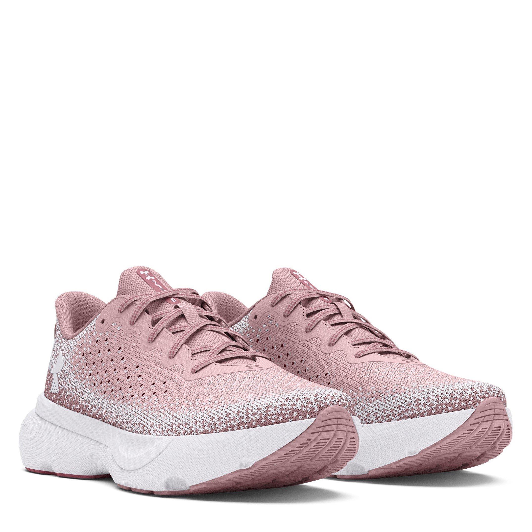 Pink Elixir/Wht - Under Armour - Infinite Womens Running Shoes - 5