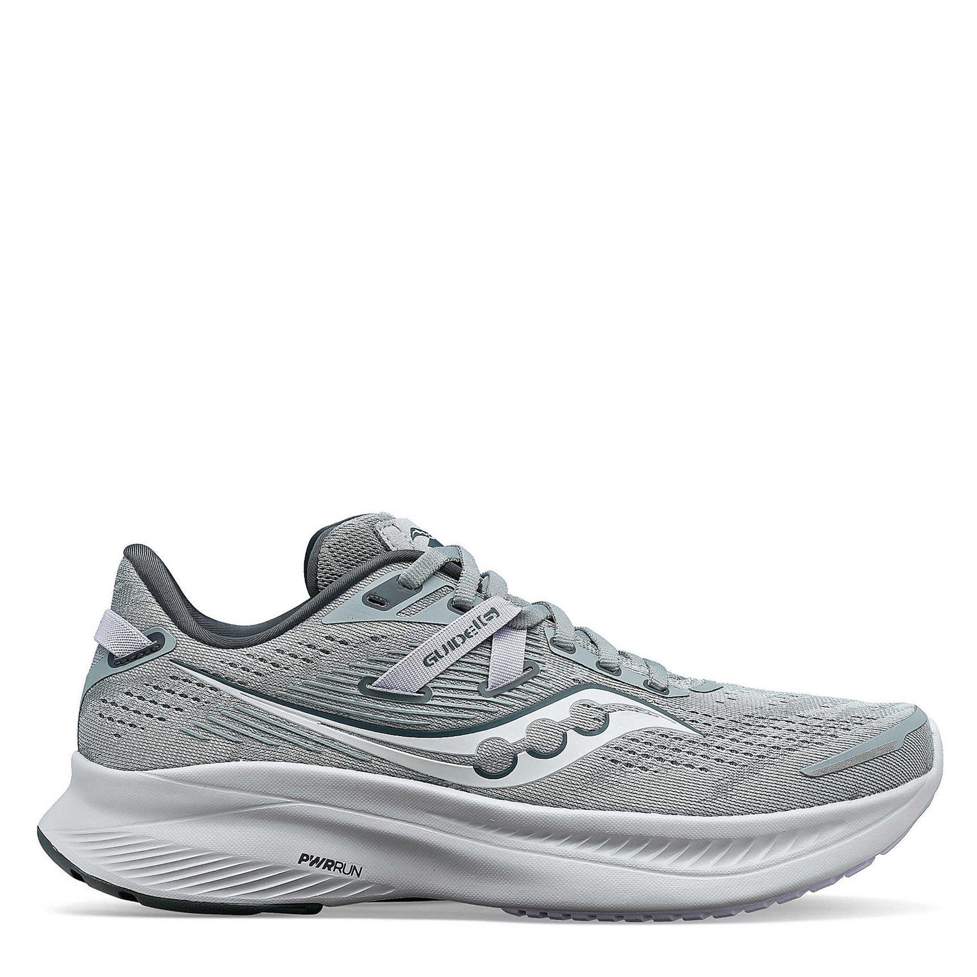 Concrete/Mauve - Saucony - Guide 16 Womens Running Shoes - 1