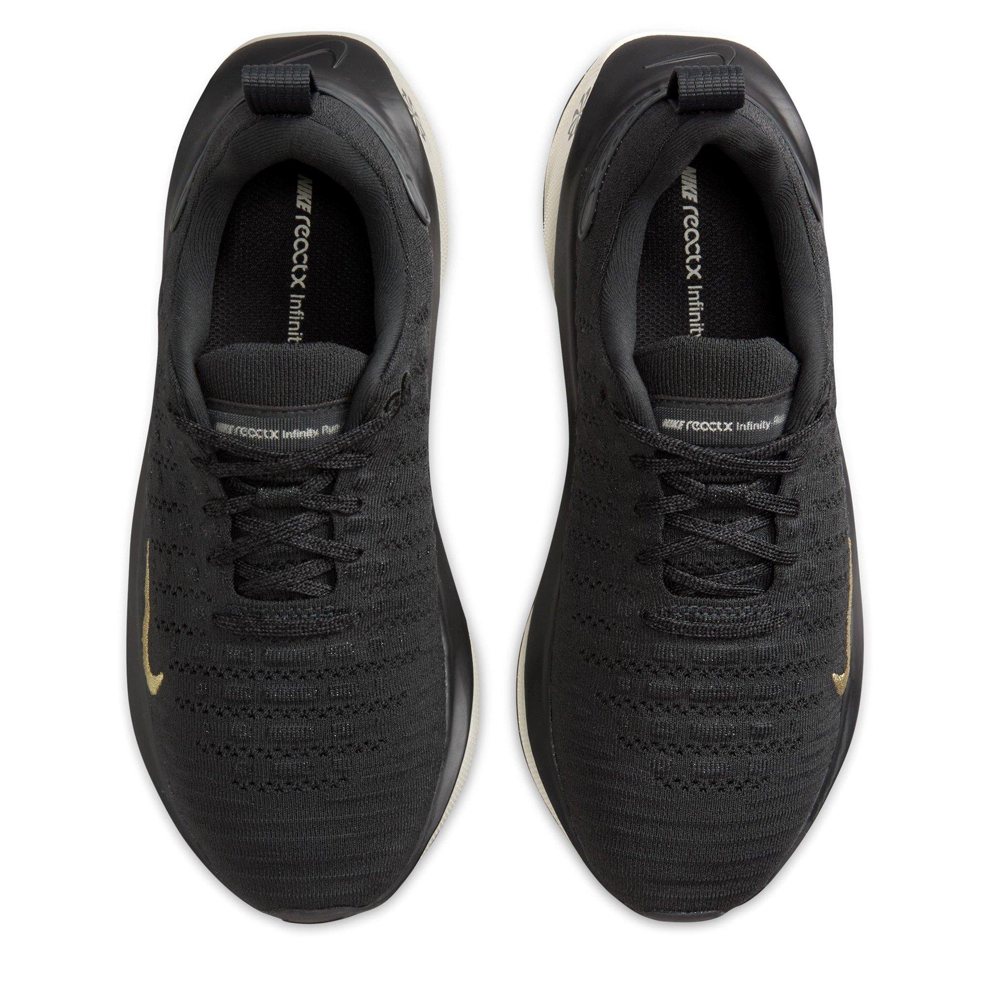 Grey/Gold-Black - Nike - InfinityRN 4 Womens Running Shoes - 6
