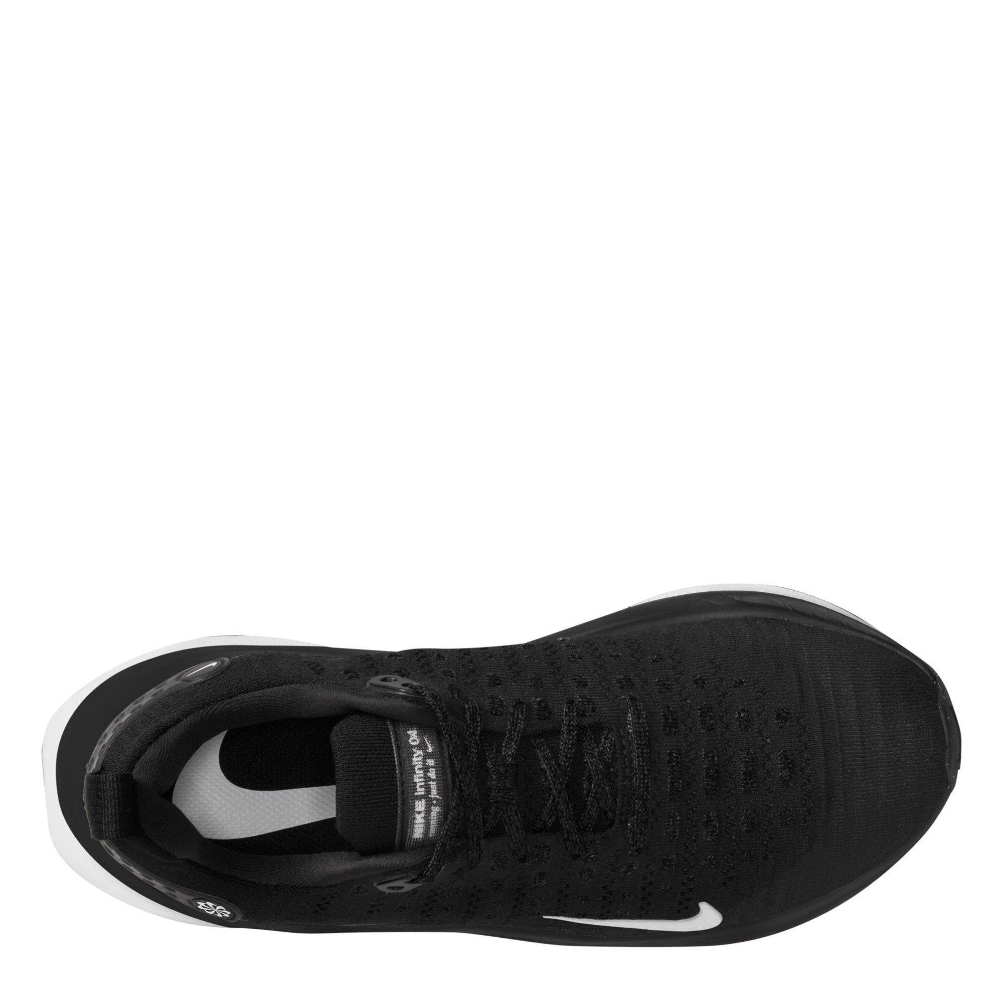 Blk/Wht-D.Grey - Nike - InfinityRN 4 Womens Running Shoes - 11