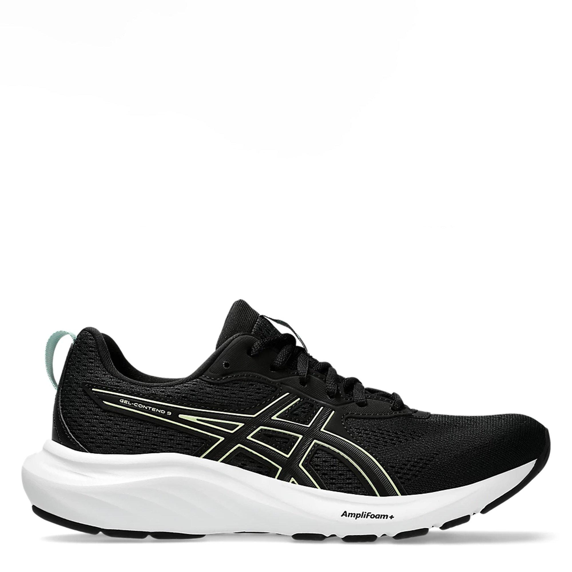 BLACK/LGTCELADO - Asics - Gel-Contend 9 Womens Running Shoes - 1