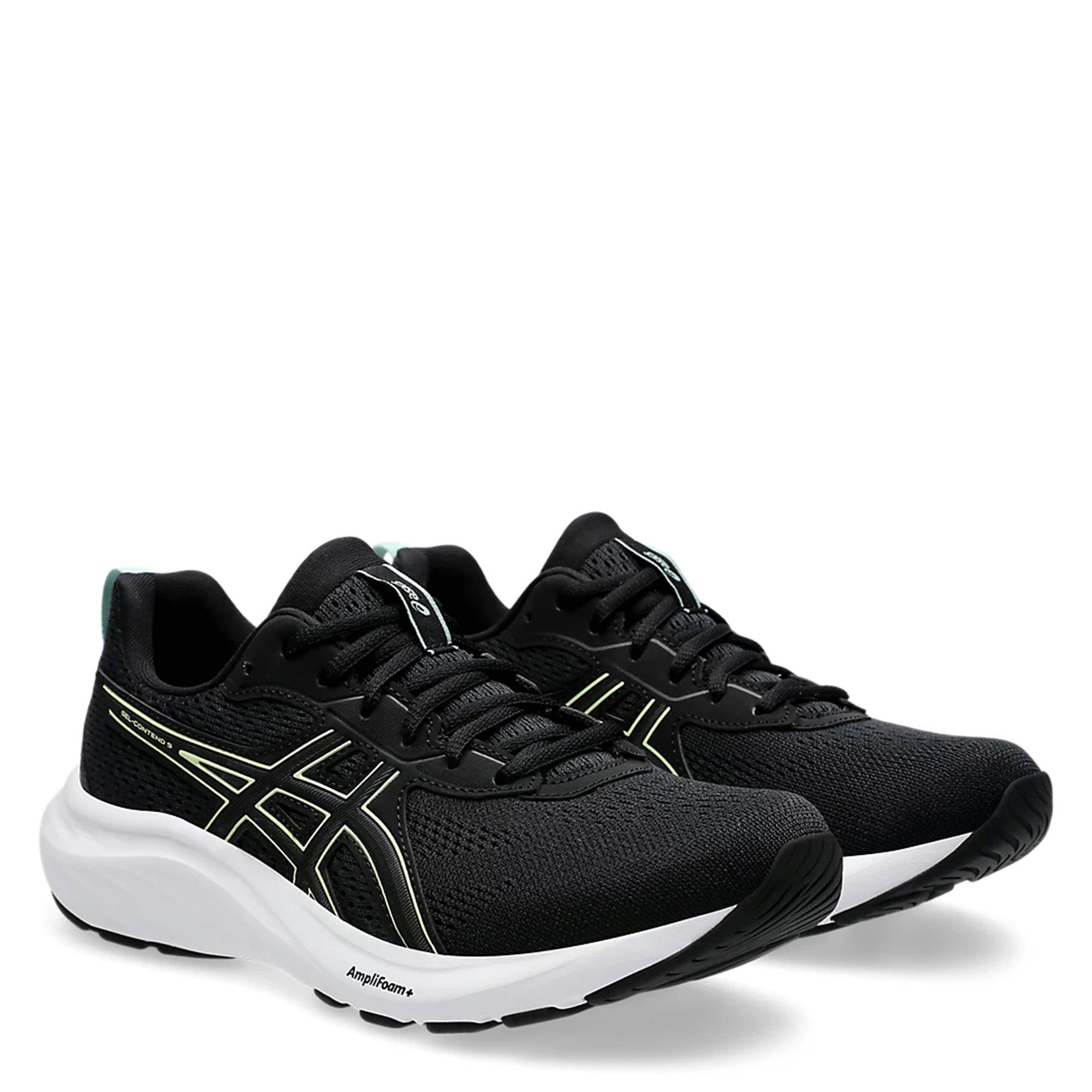 BLACK/LGTCELADO - Asics - Gel-Contend 9 Womens Running Shoes - 5