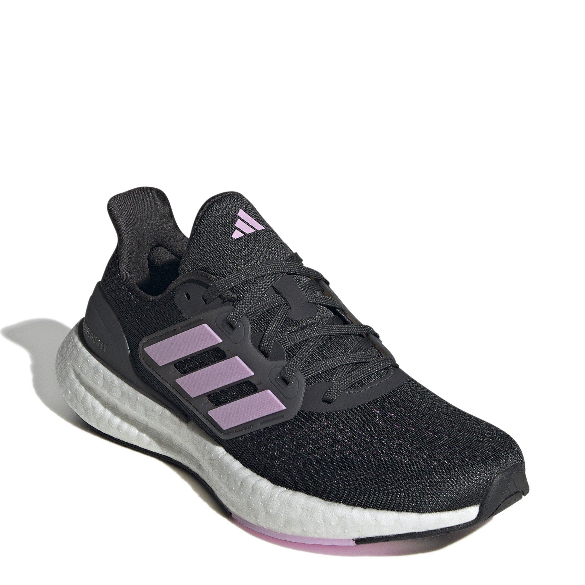 Carbon/Lilac - adidas - adidas PureBoost 23 Womens Running Shoes - 5