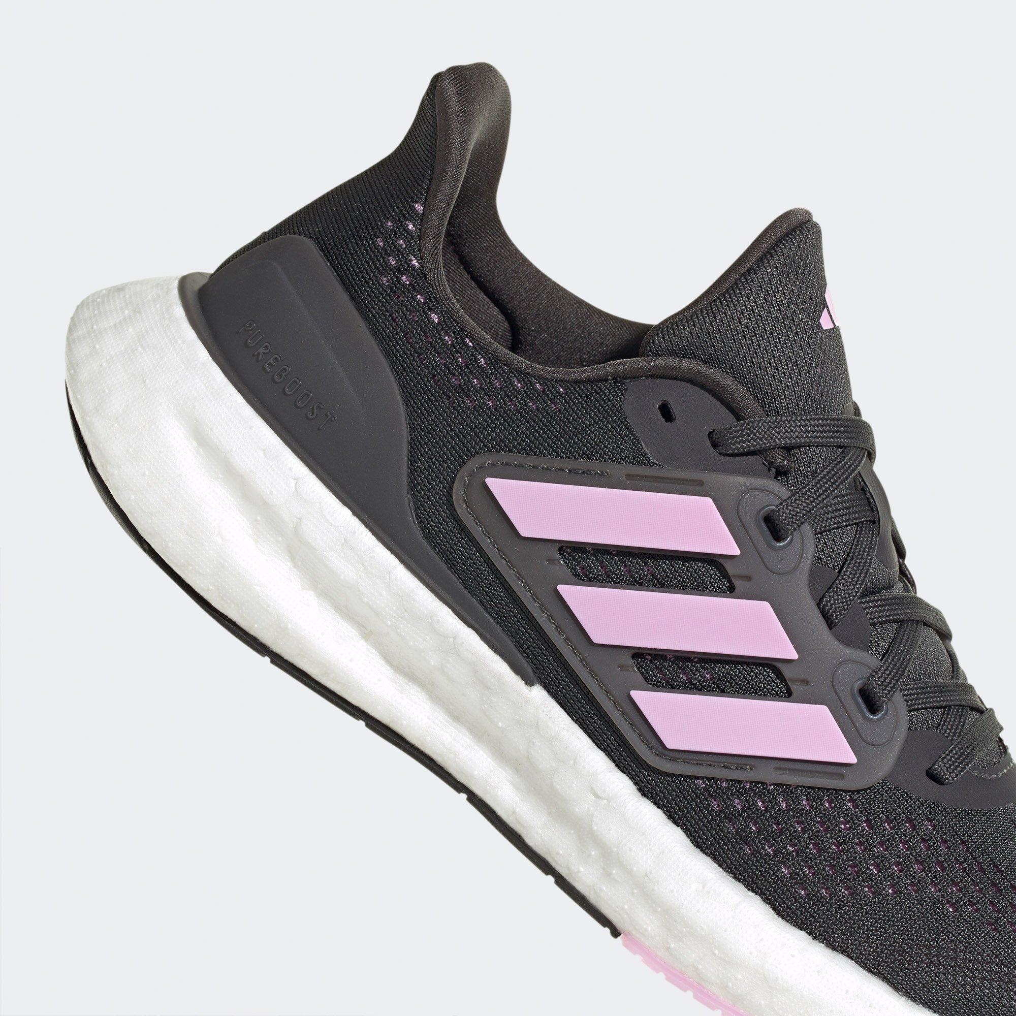 Carbon/Lilac - adidas - adidas PureBoost 23 Womens Running Shoes - 8