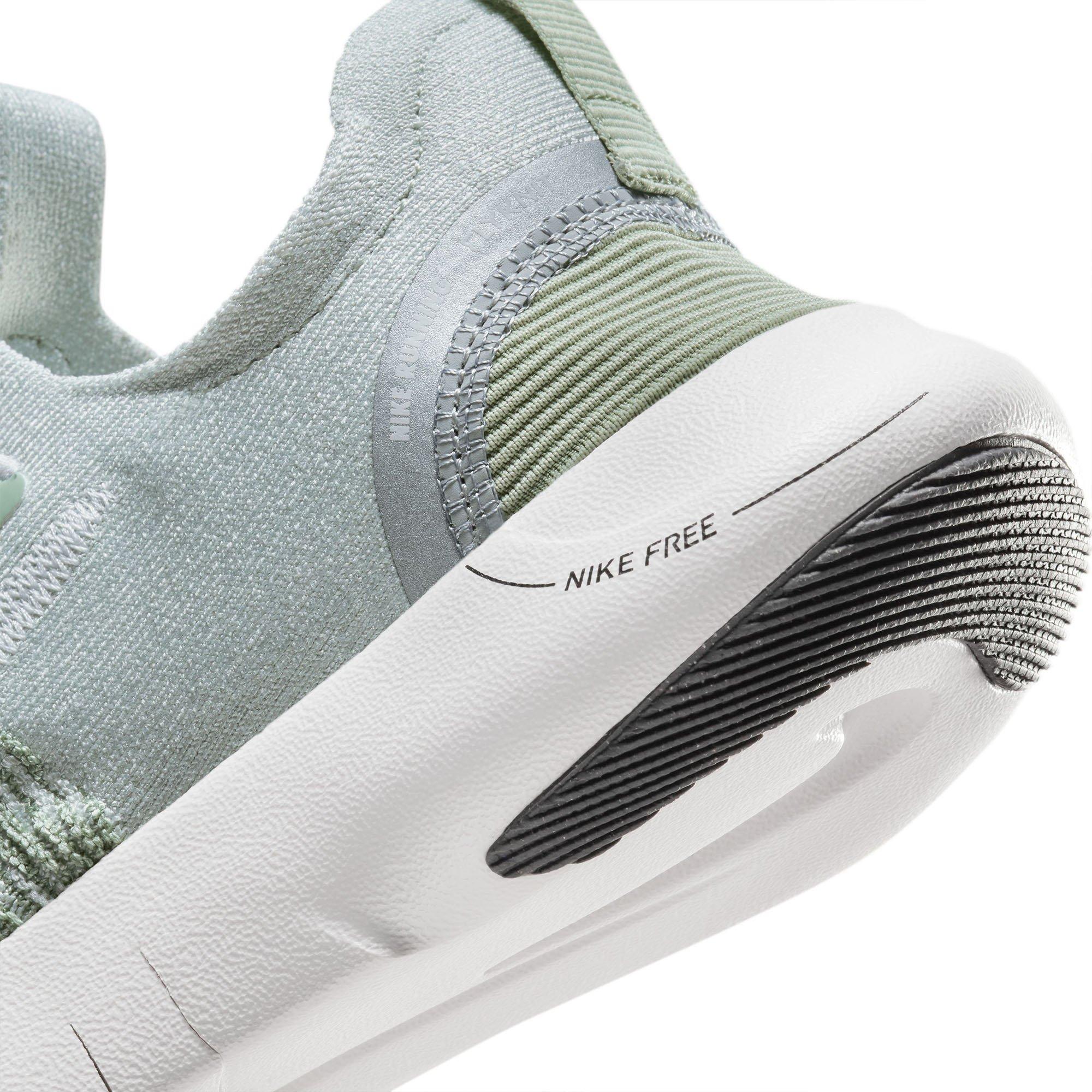 L.Silv/Wht-Jade - Nike - Free Run Nature Womens Running Shoes - 9