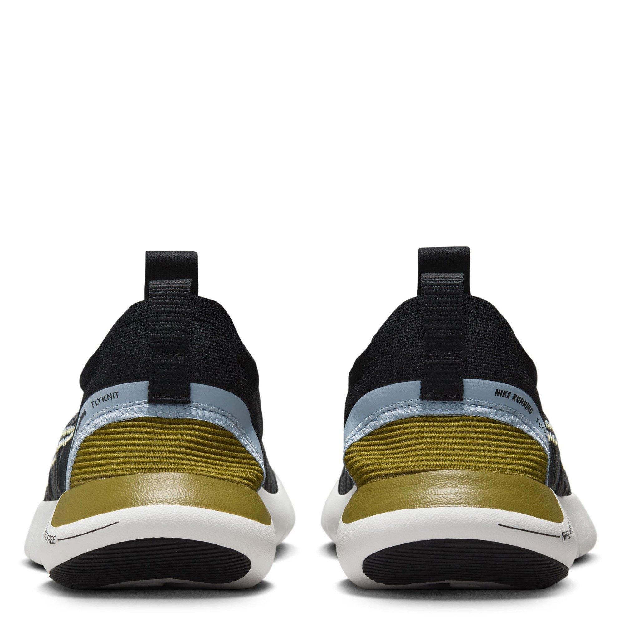 Blk/Yellow-Grey - Nike - Free Run Nature Womens Running Shoes - 6