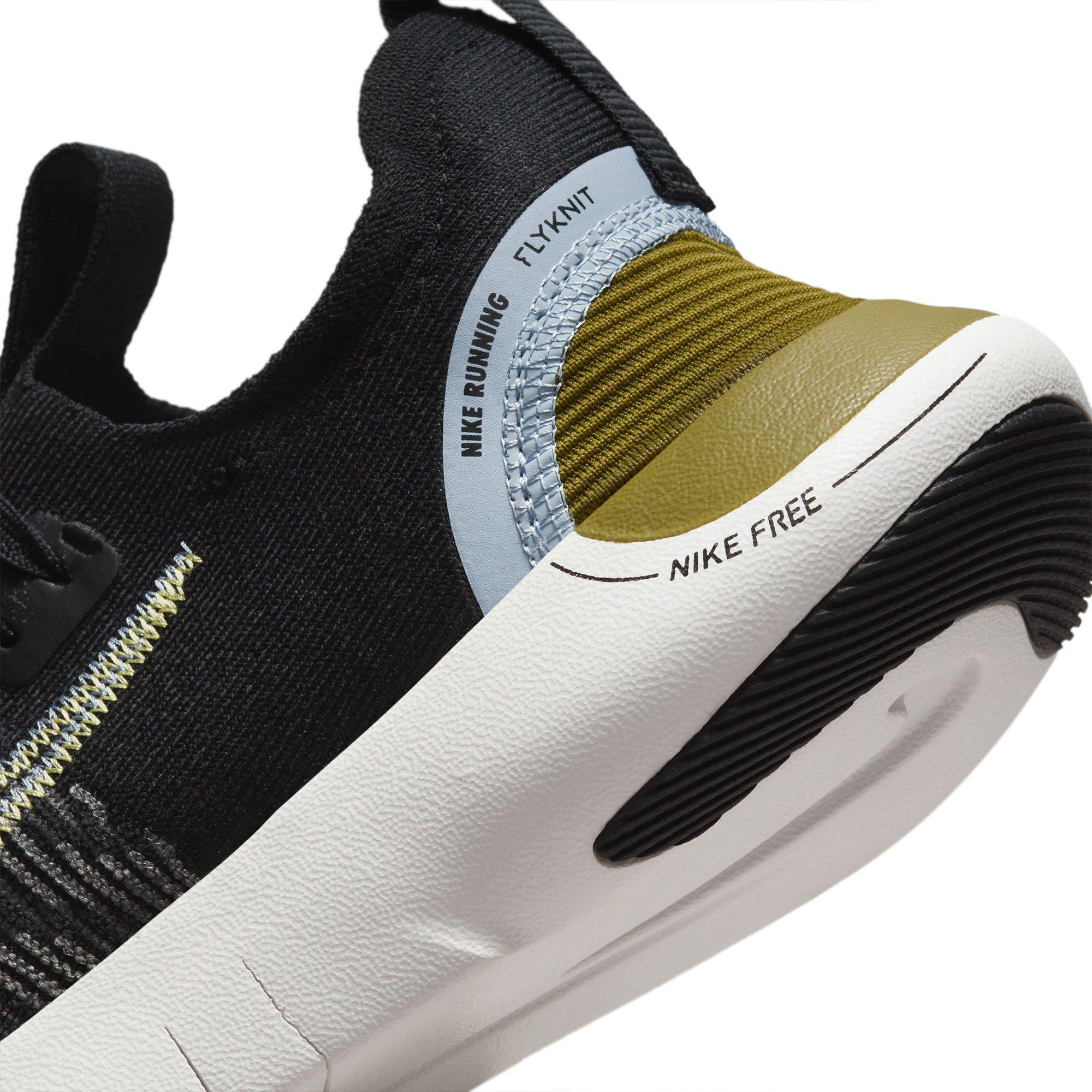 Blk/Yellow-Grey - Nike - Free Run Nature Womens Running Shoes - 9