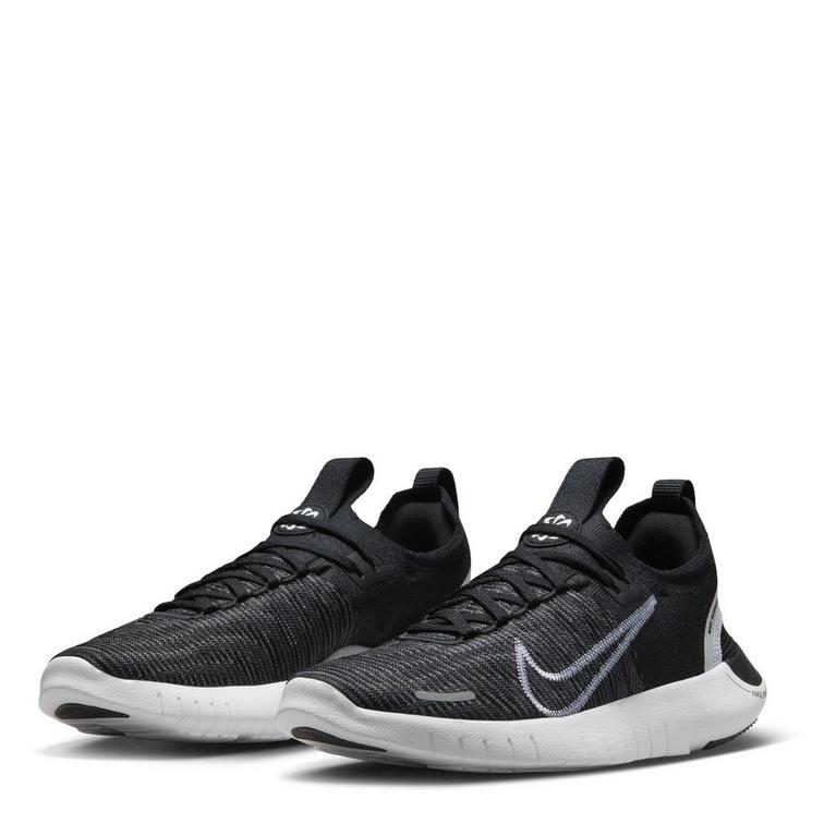 Blk/Wht-Anthra - Nike - Free Run Nature Womens Running Shoes - 4