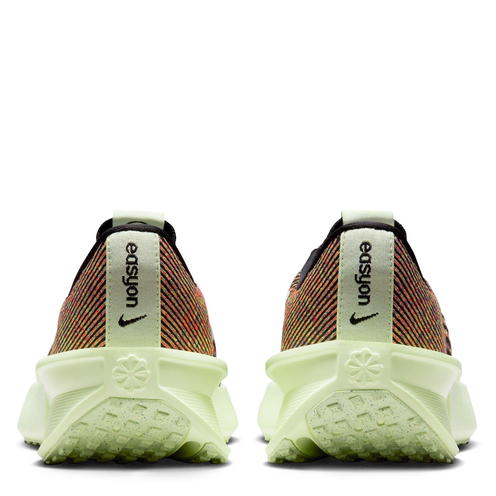 Blk/White-Volt - Nike - Interact Run EasyOn SE Womens Running Shoes - 6