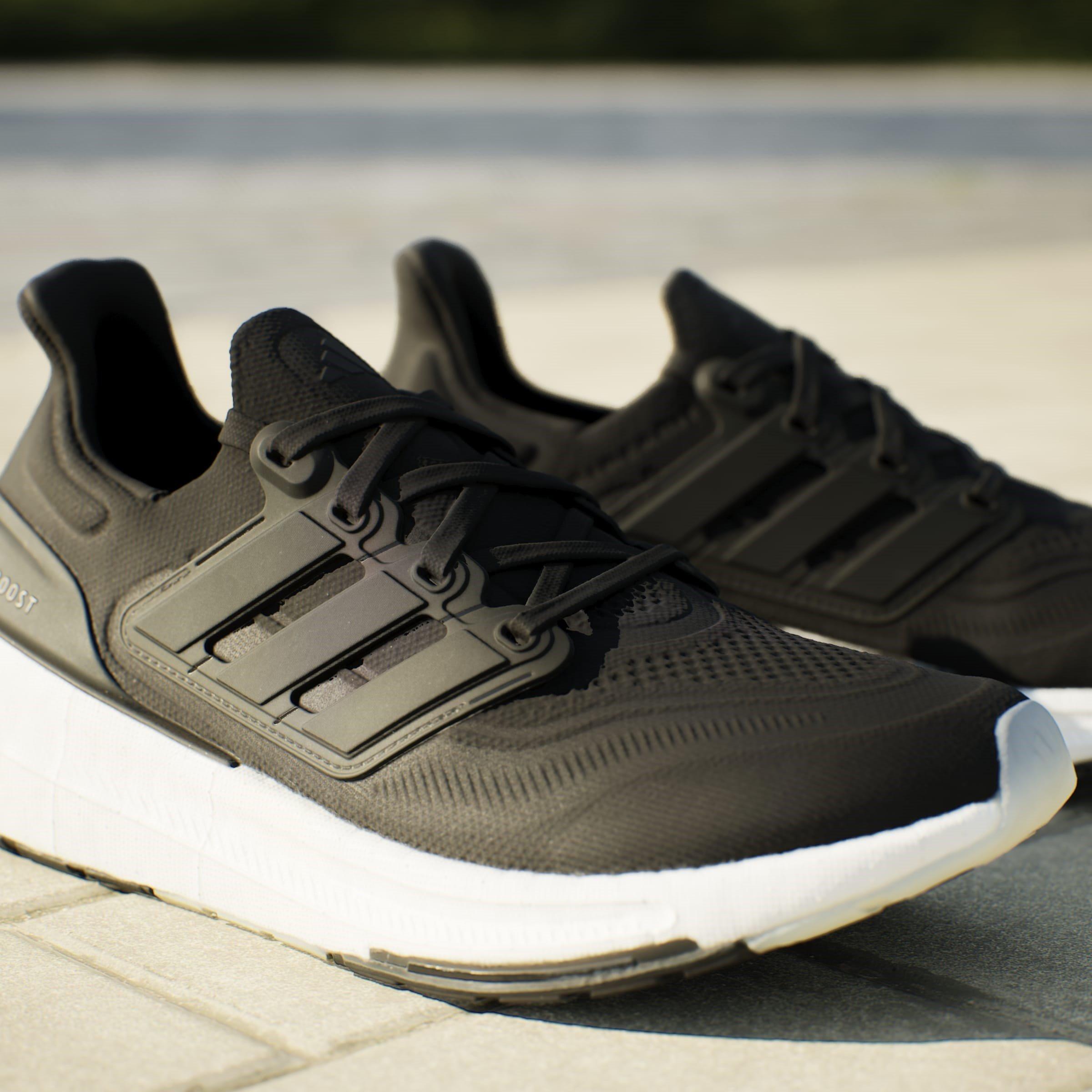 Black/White - adidas - Ultraboost Light Running Trainers Womens - 16