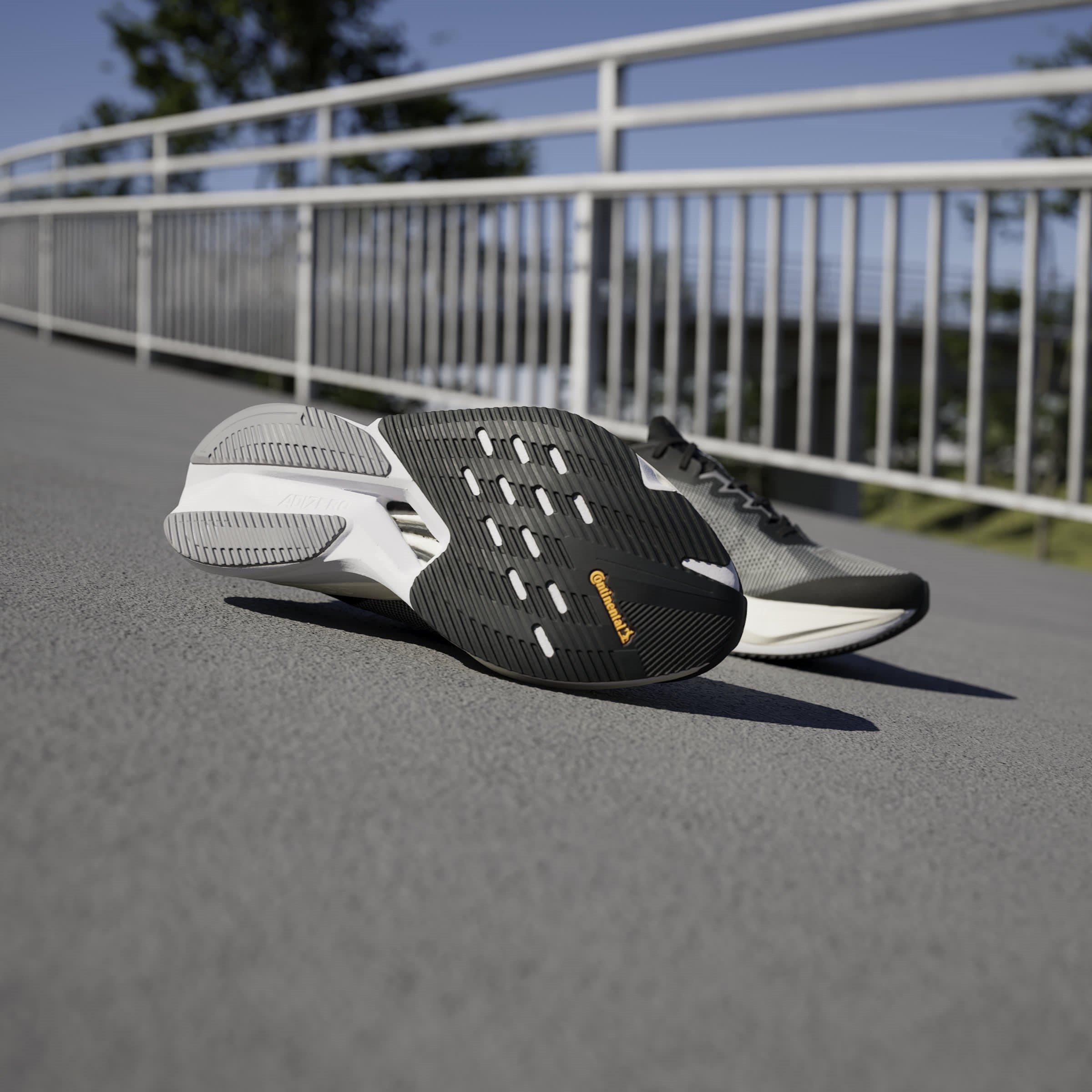 Crno/Bijelo - adidas - Adizero Boston 12 Road Running Shoes Womens - 11