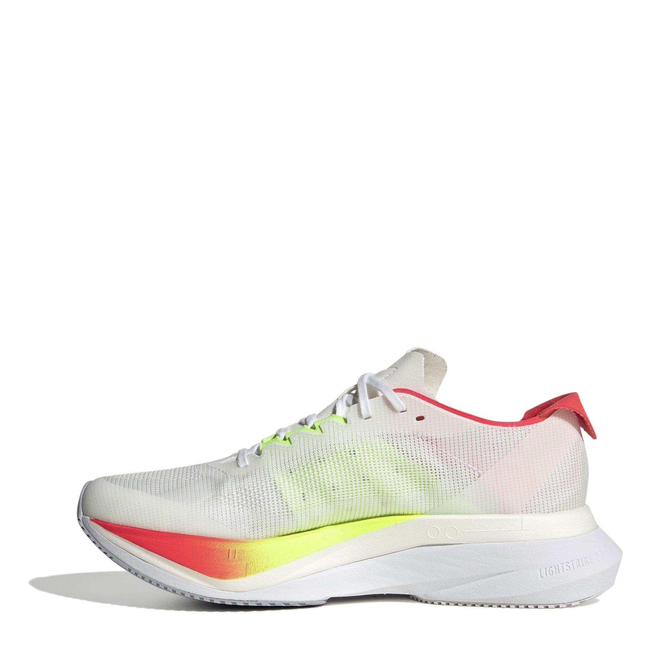 White/Red - adidas - Adizero Boston 12 Road Running Shoes Womens - 2