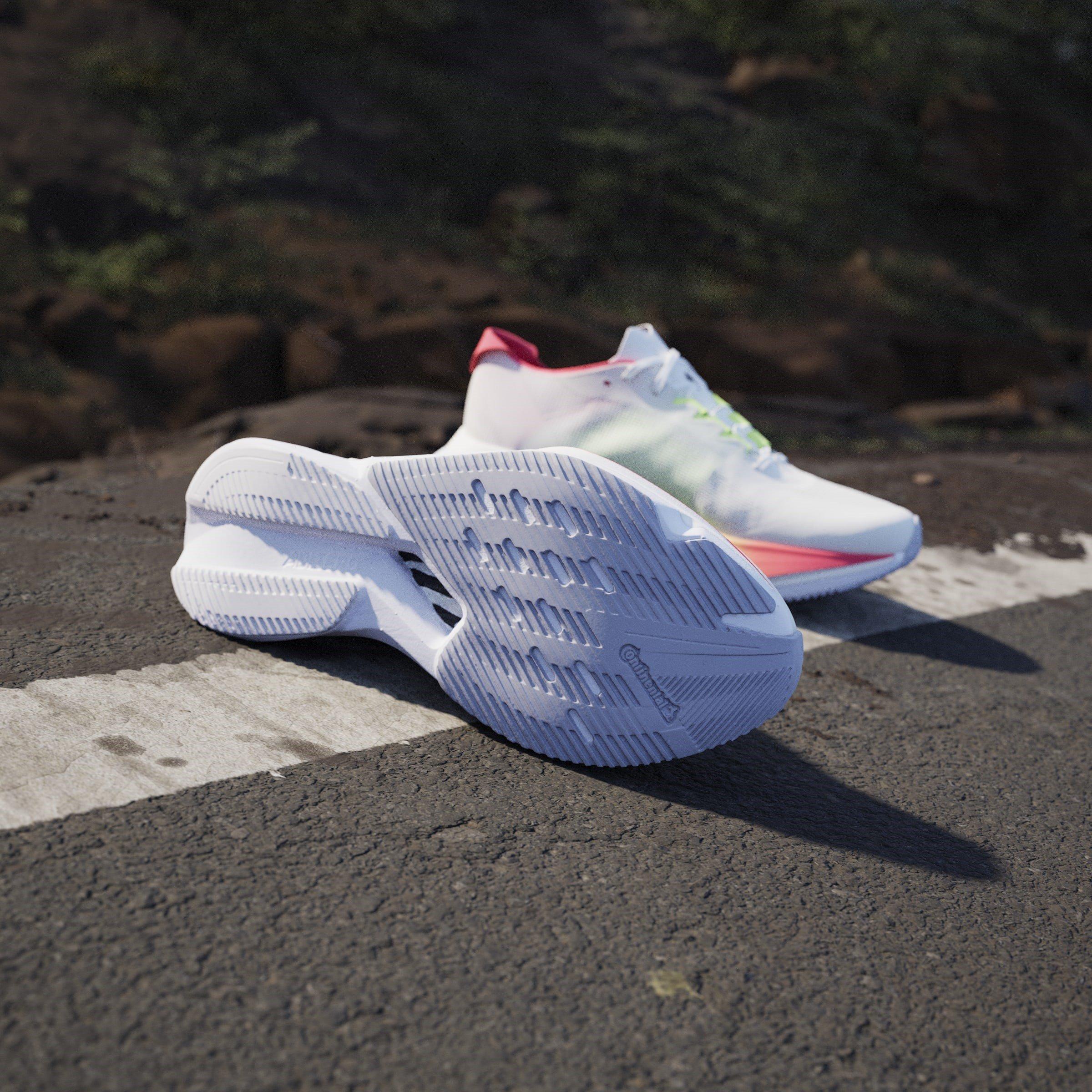 White/Red - adidas - Adizero Boston 12 Road Running Shoes Womens - 14