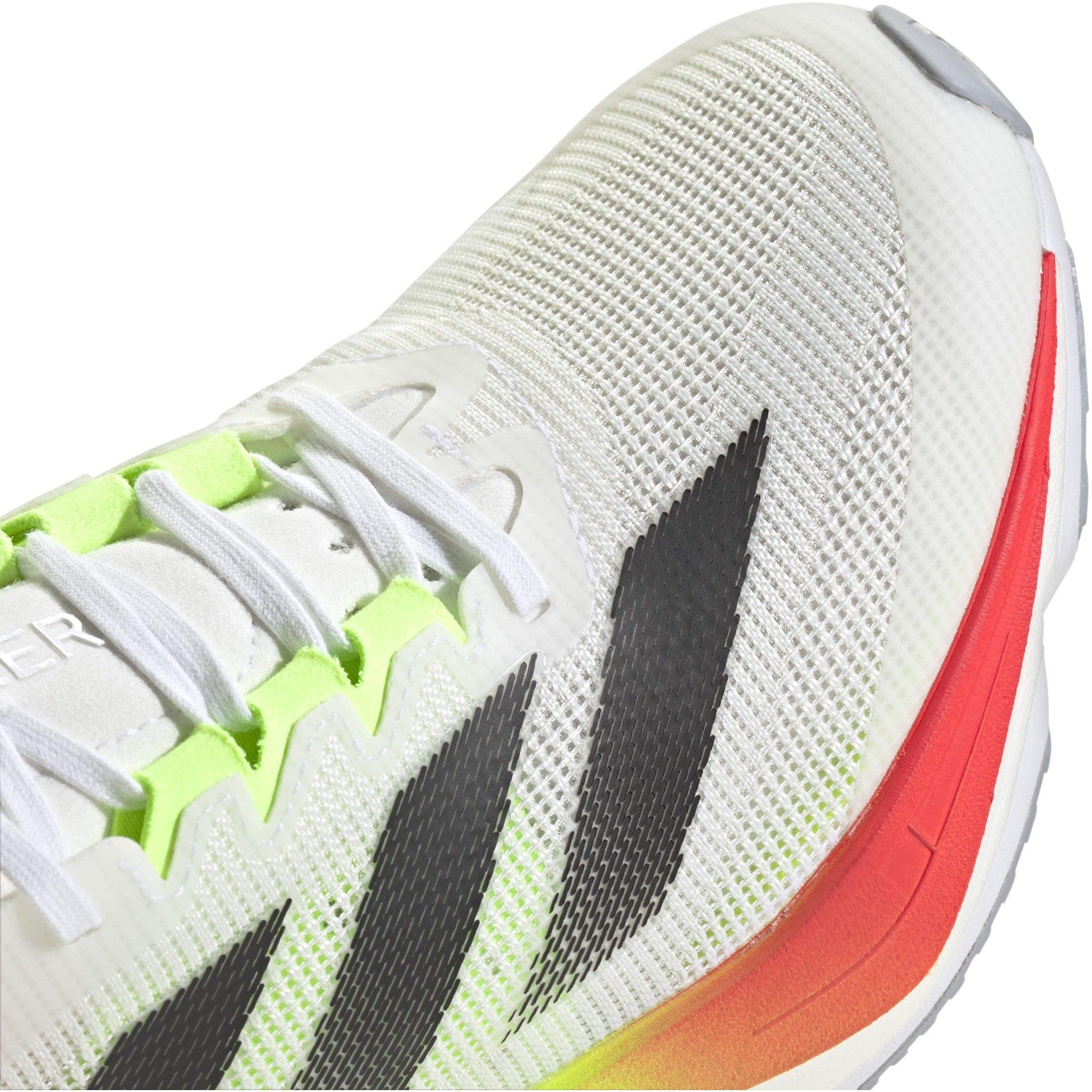 White/Red - adidas - Adizero Boston 12 Road Running Shoes Womens - 8